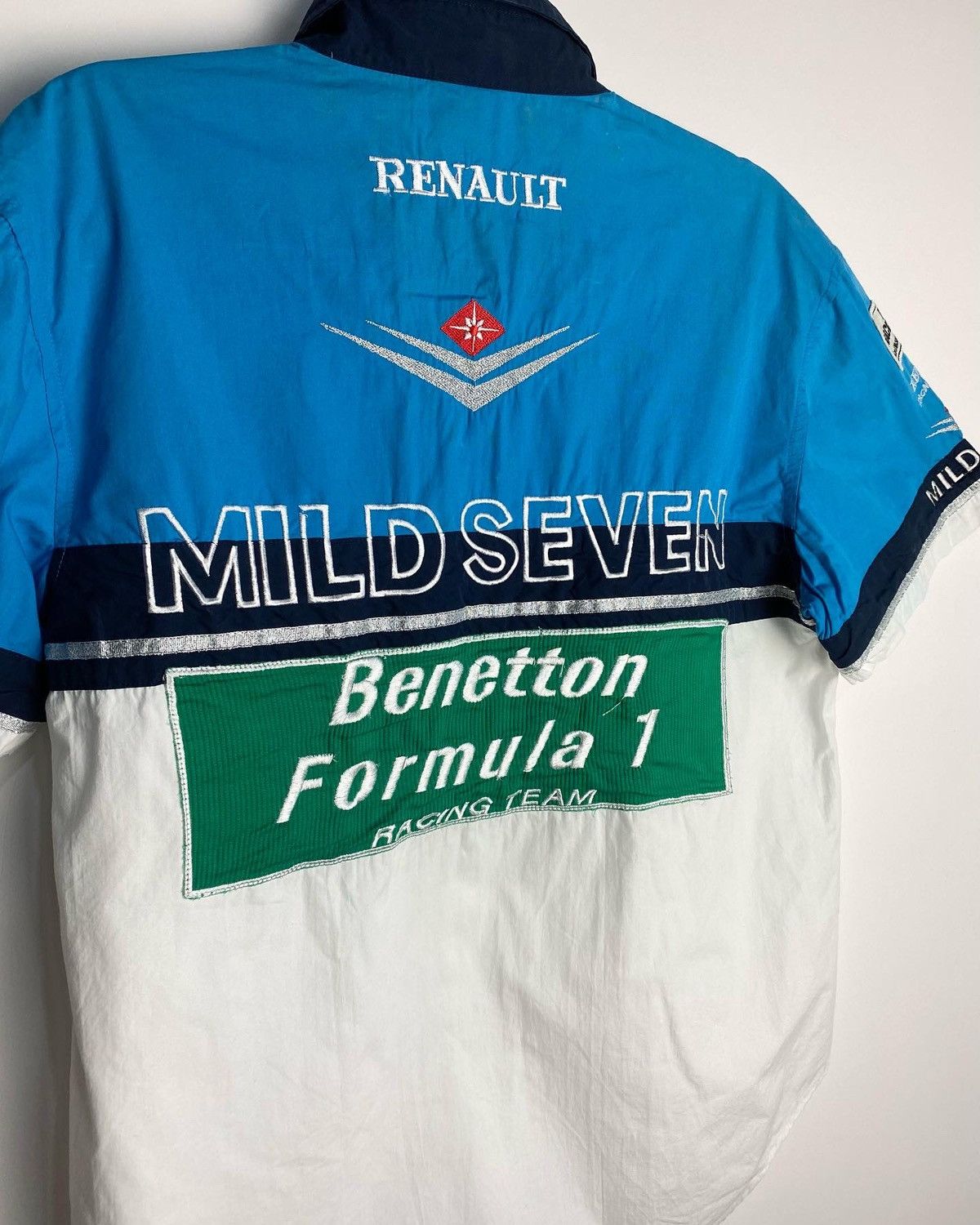 Sports Specialties 90s Benetton Formula 1 Mild Seven Pit Crew Shirt Size US M / EU 48-50 / 2 - 7 Thumbnail