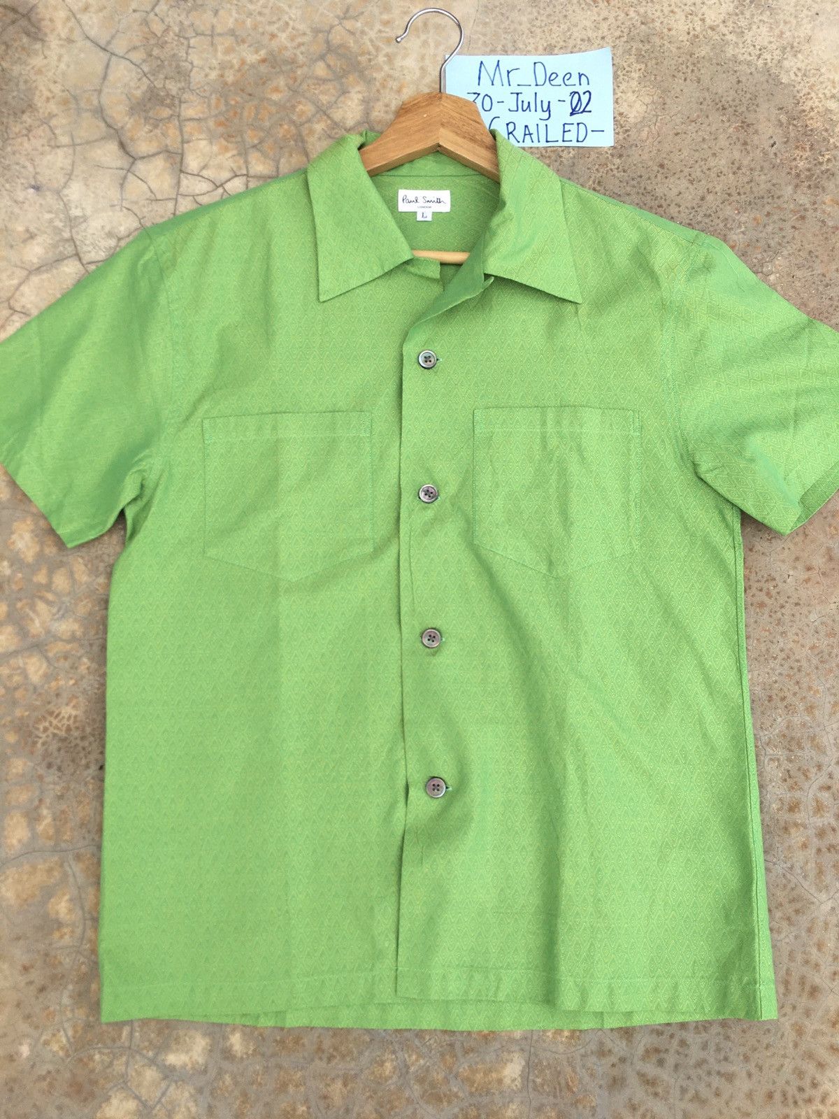Paul Smith Vintage Paul Smith Buttons Up Collar Shirt Size US M / EU 48-50 / 2 - 4 Thumbnail