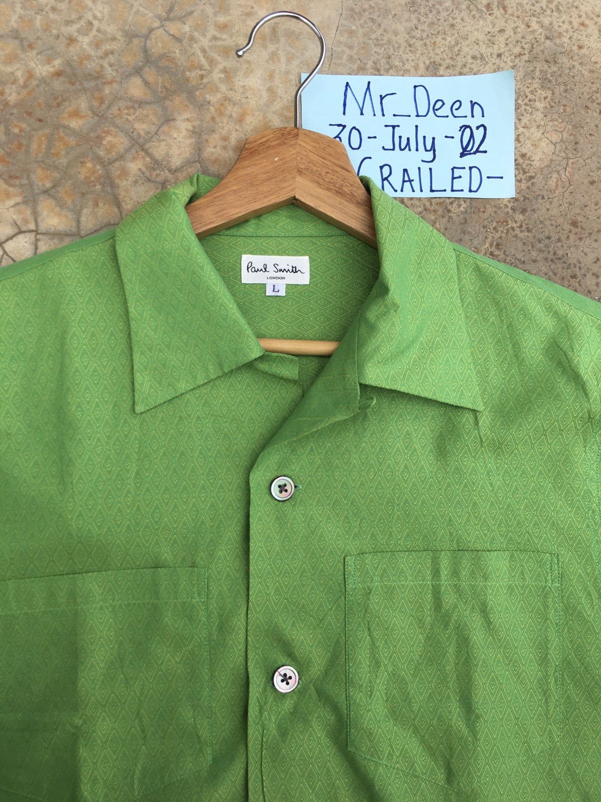 Paul Smith Vintage Paul Smith Buttons Up Collar Shirt Size US M / EU 48-50 / 2 - 6 Thumbnail