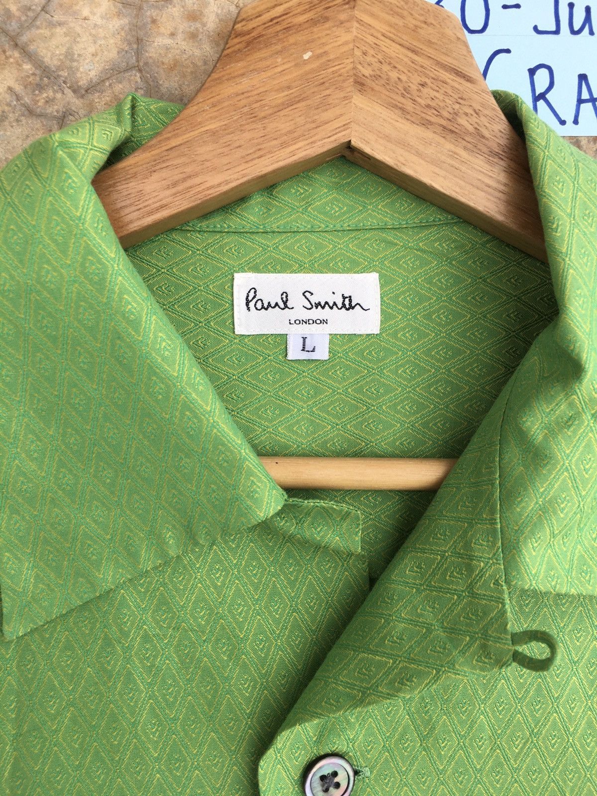 Paul Smith Vintage Paul Smith Buttons Up Collar Shirt Size US M / EU 48-50 / 2 - 7 Thumbnail