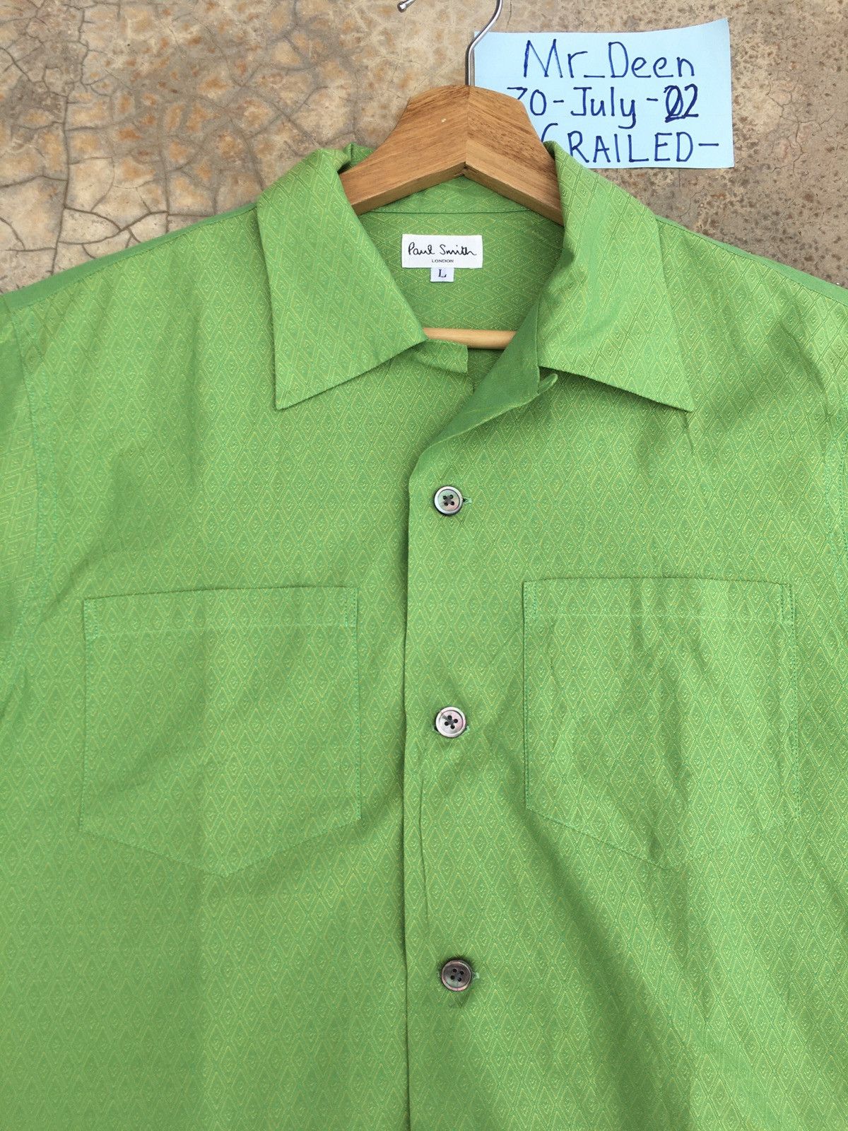 Paul Smith Vintage Paul Smith Buttons Up Collar Shirt Size US M / EU 48-50 / 2 - 5 Thumbnail