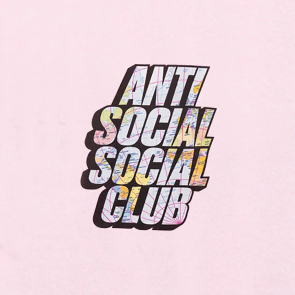 DS ASSC Map Logo Drop A Pin Pink Hoody BAPE FTP CDG FOG KITH