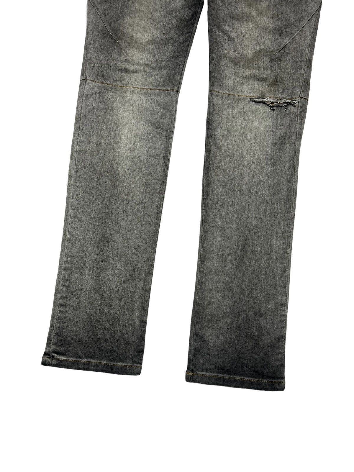 PPFM PPFM Crazy Washed Black Double Pocket Anarcho Denim Size US 34 / EU 50 - 3 Thumbnail