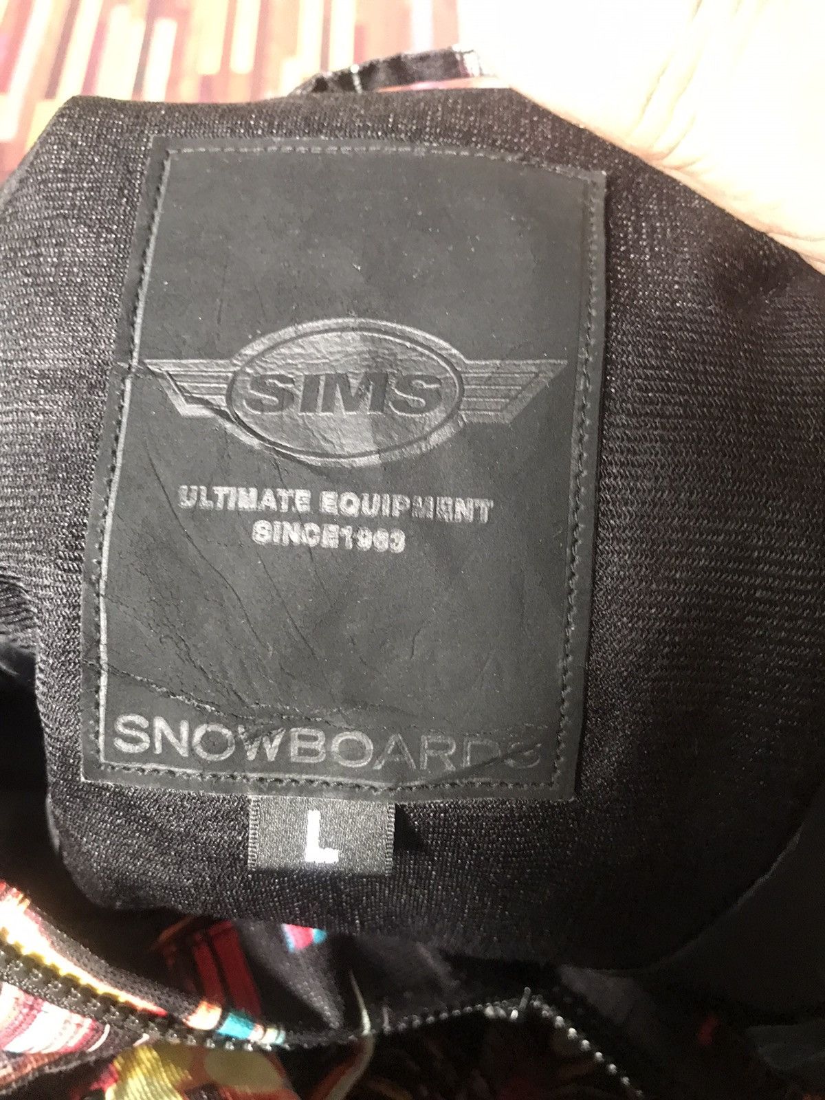 Other VTG SIMS Snowboards fullprint light jacket Size US L / EU 52-54 / 3 - 13 Thumbnail
