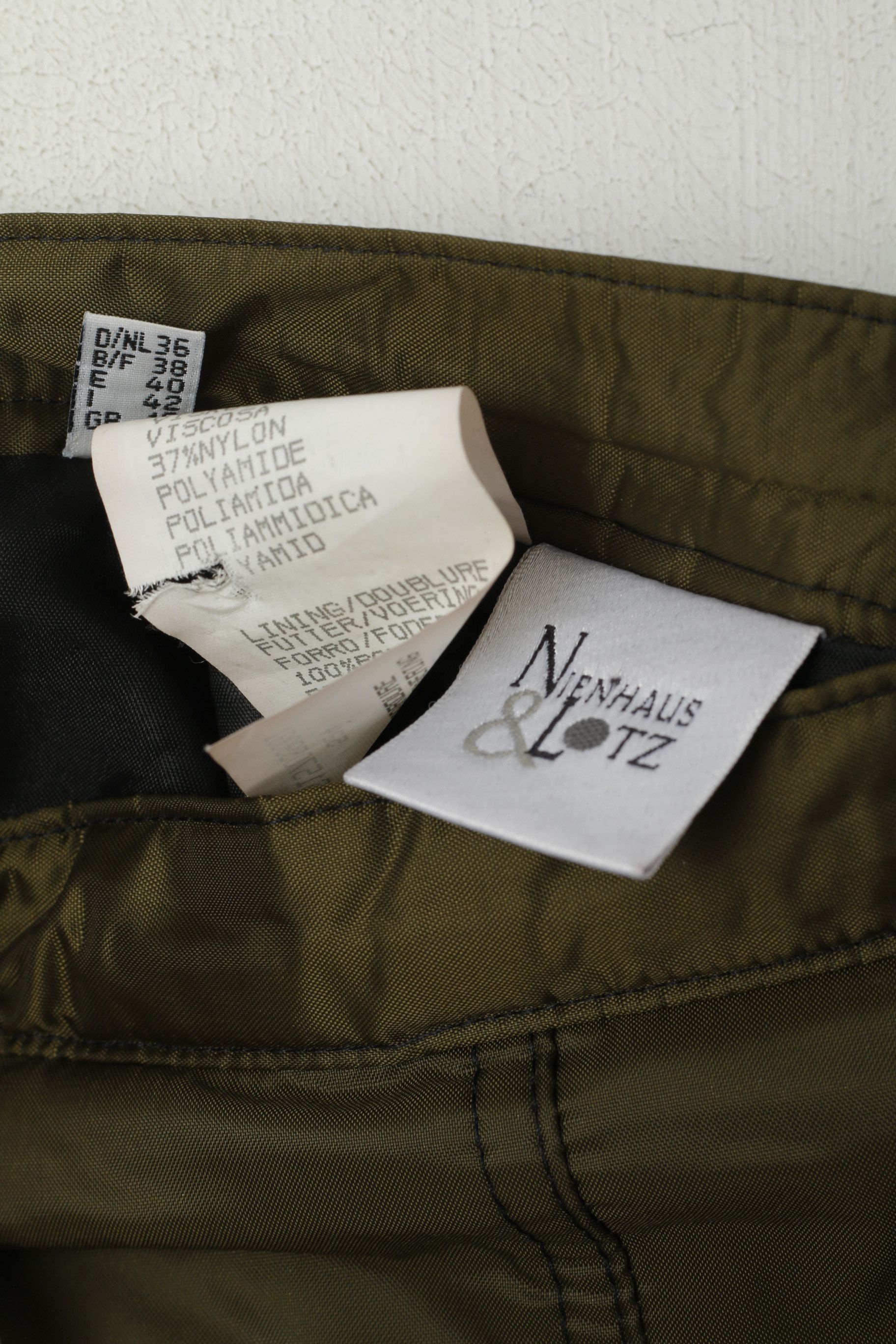 Vintage Nienhaus & Lotz Womens 36 10 S Jacket And Skirt Set 0802 Size 28" / US 6 / IT 42 - 3 Thumbnail