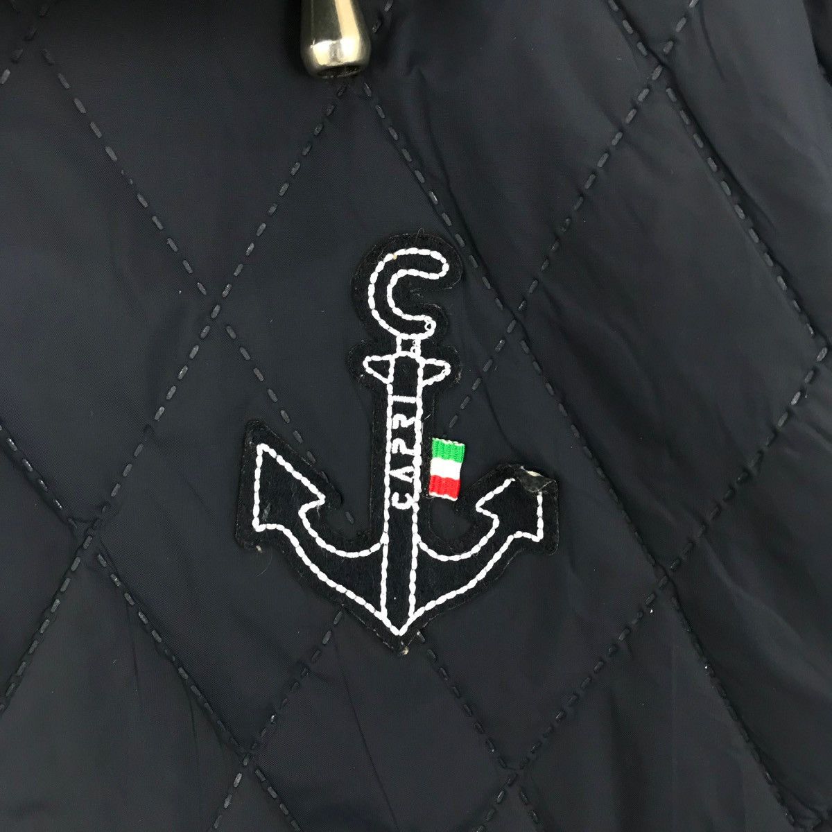 Other Vintage CAPRI BLUE Napoli Italia Quilted Jacket ItalianBrand Size US L / EU 52-54 / 3 - 3 Thumbnail