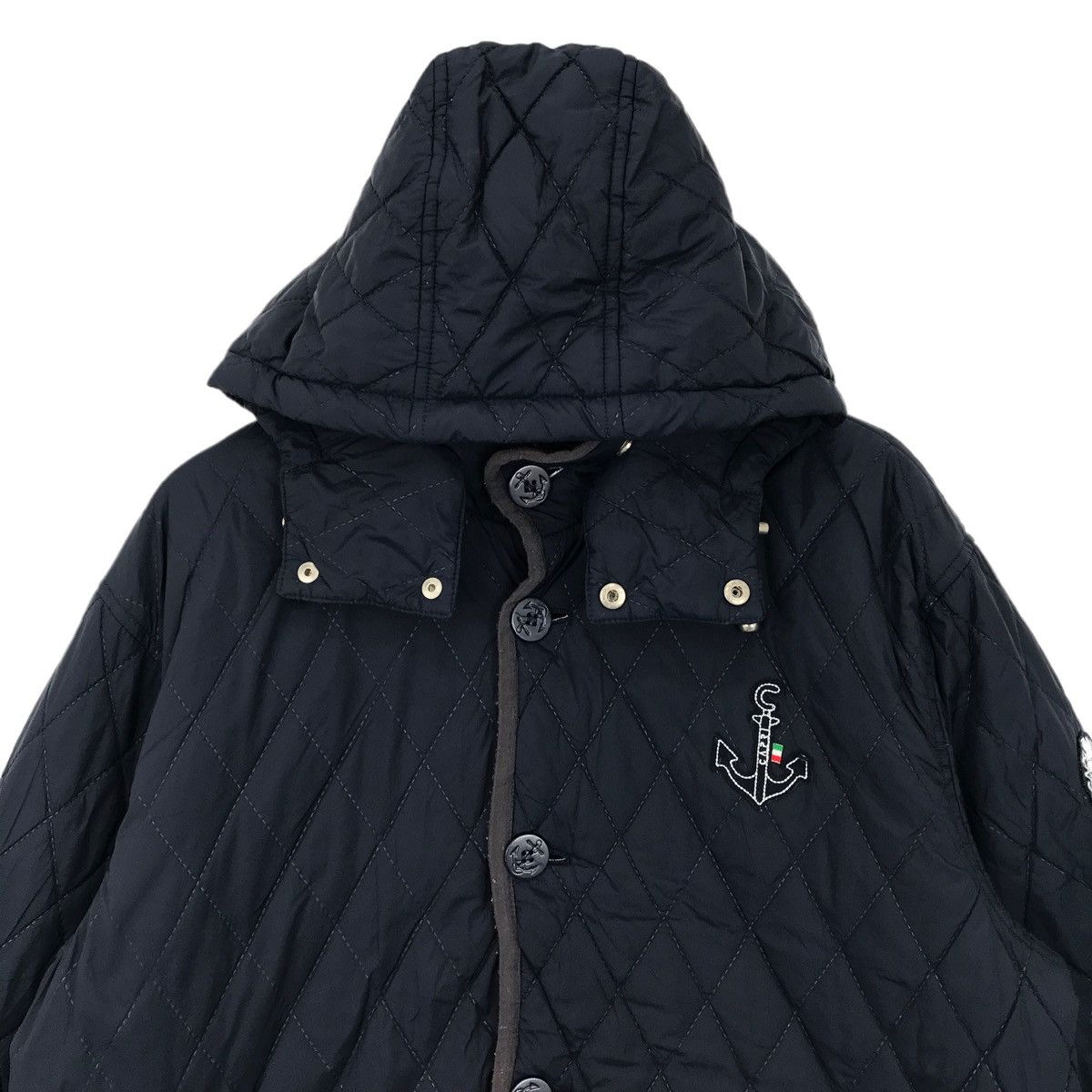 Other Vintage CAPRI BLUE Napoli Italia Quilted Jacket ItalianBrand Size US L / EU 52-54 / 3 - 2 Thumbnail