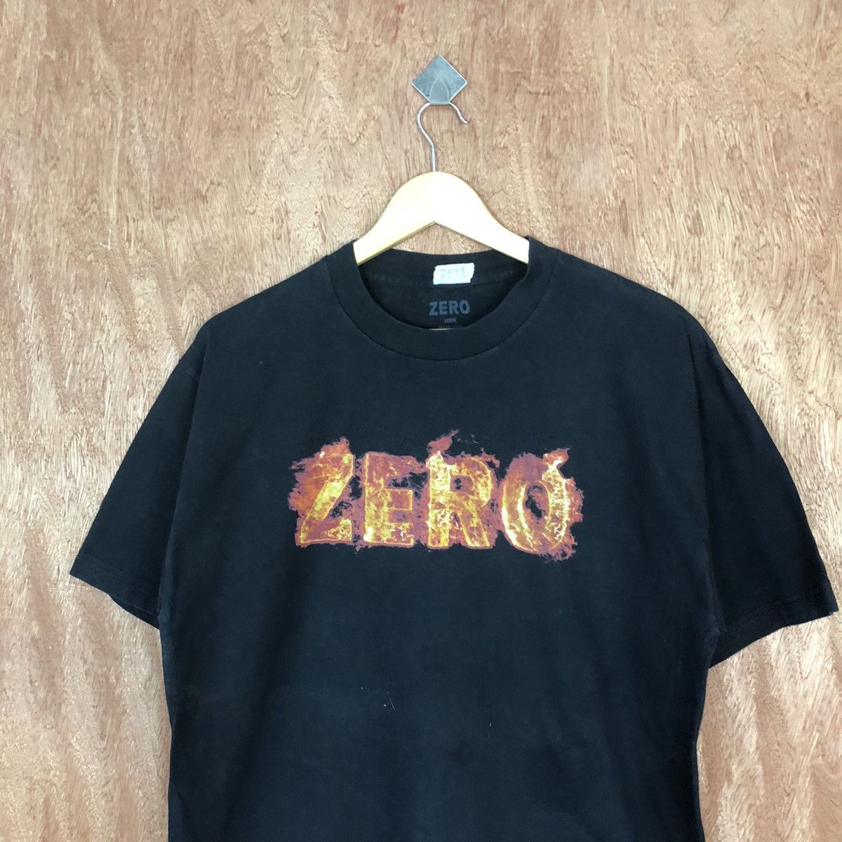 Japanese Brand D Zero FIRE T-Shirts Black #2179 Size US L / EU 52-54 / 3 - 2 Thumbnail