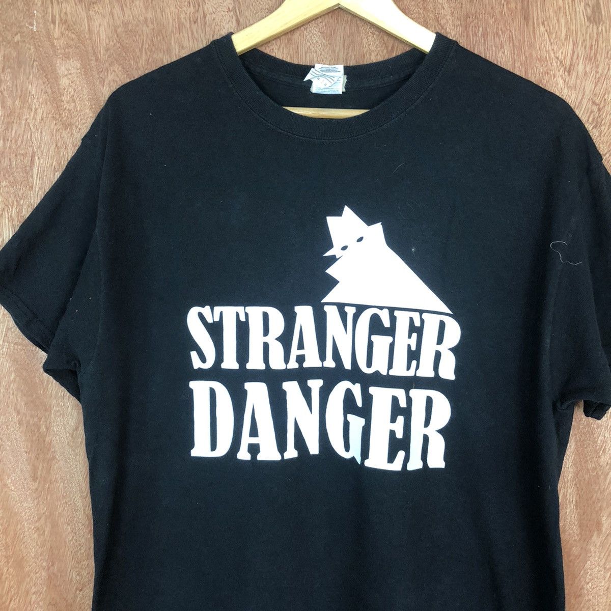 Japanese Brand D Stronger Danger T-Shirts Black Colour #2176 Size US L / EU 52-54 / 3 - 4 Thumbnail