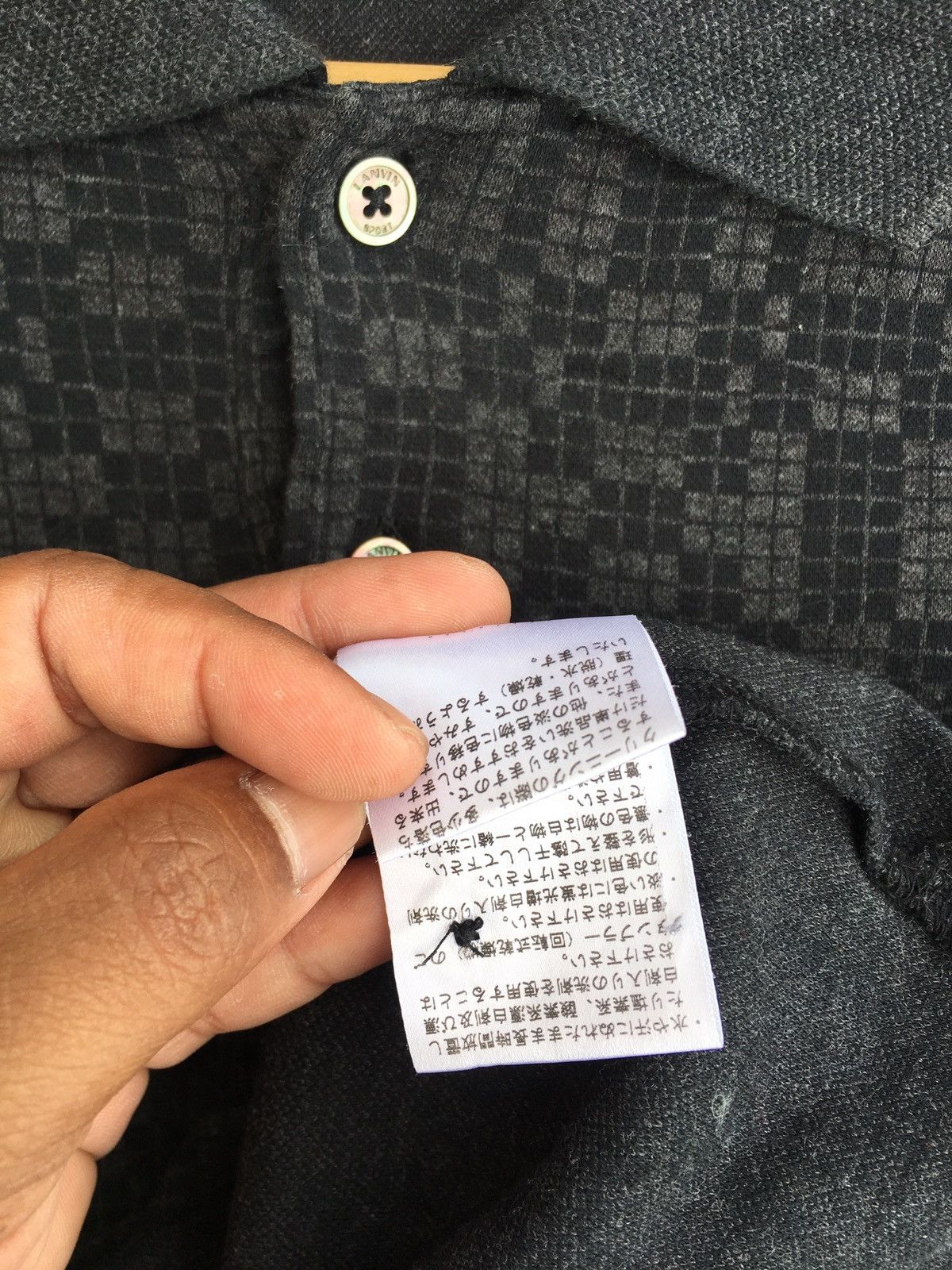 Lanvin Rare Vintage Lanvin Longsleeve Collar Shirt Size US L / EU 52-54 / 3 - 11 Thumbnail