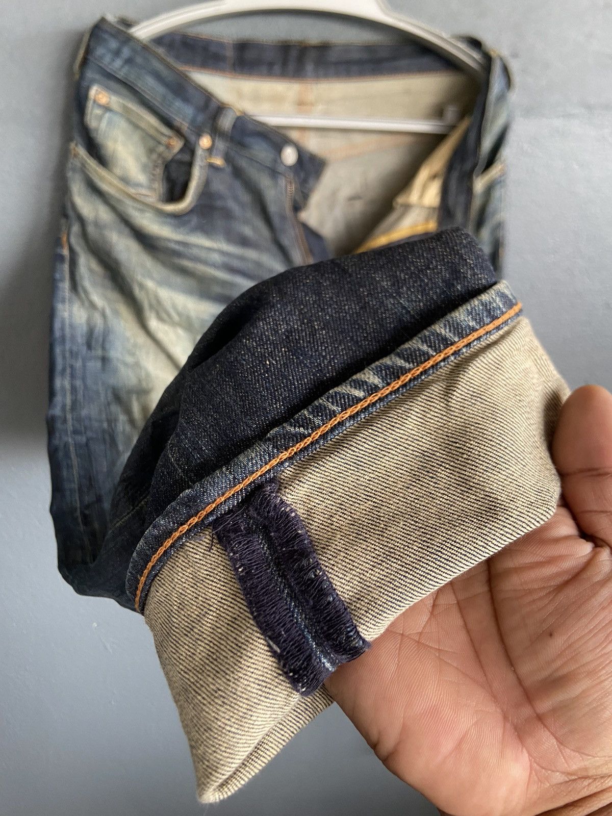 Levi’s 551 Distressed Denim