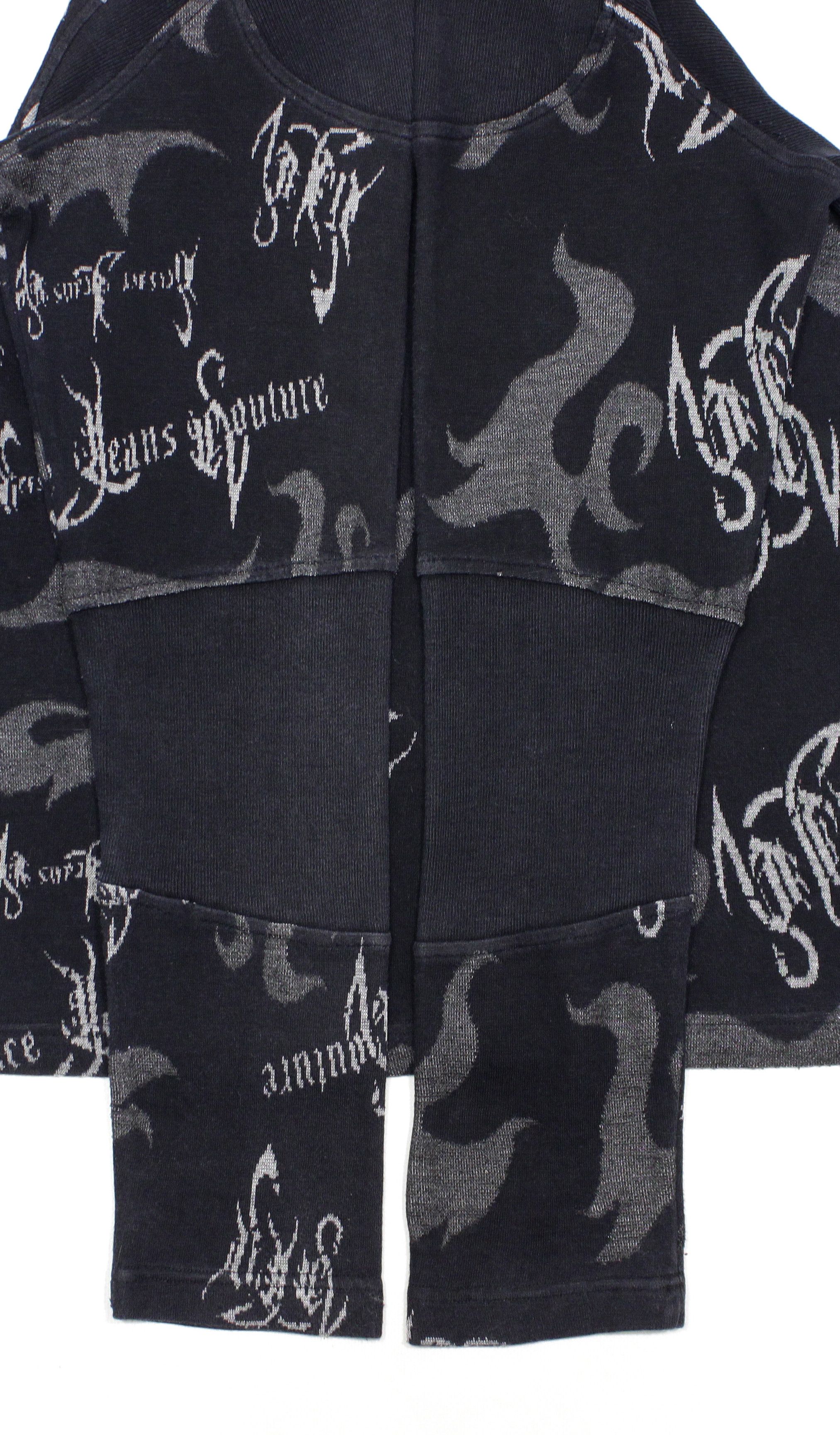 Versace 90S Gothic Tribal Tattoo Cotton Sweater Vintage Size L / US 10 / IT 46 - 6 Thumbnail