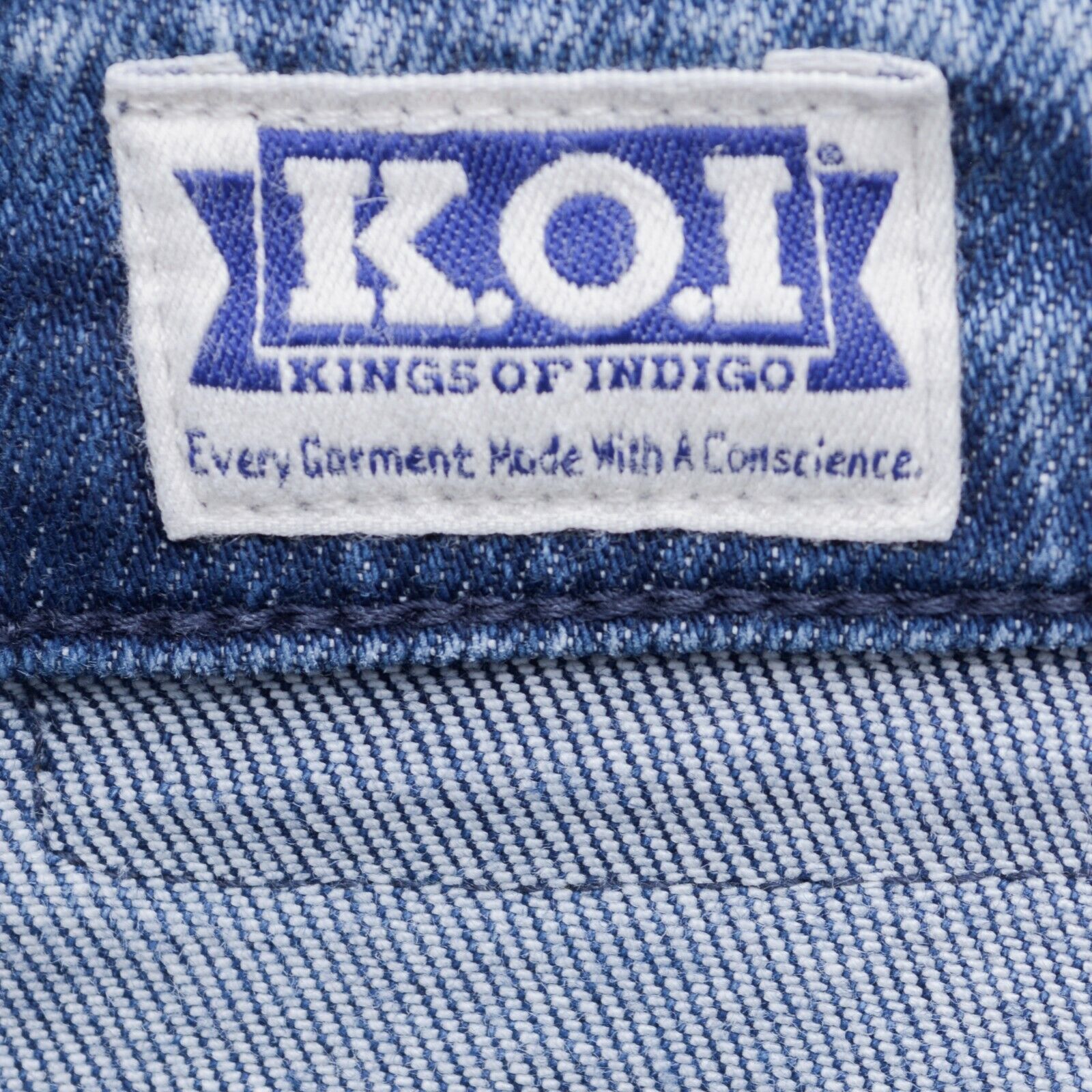Indigo × Kings Of Indigo Juno Super Slim W28 L32 Jeans Trousers Pants KOI Denim Size 28" / US 6 / IT 42 - 4 Thumbnail