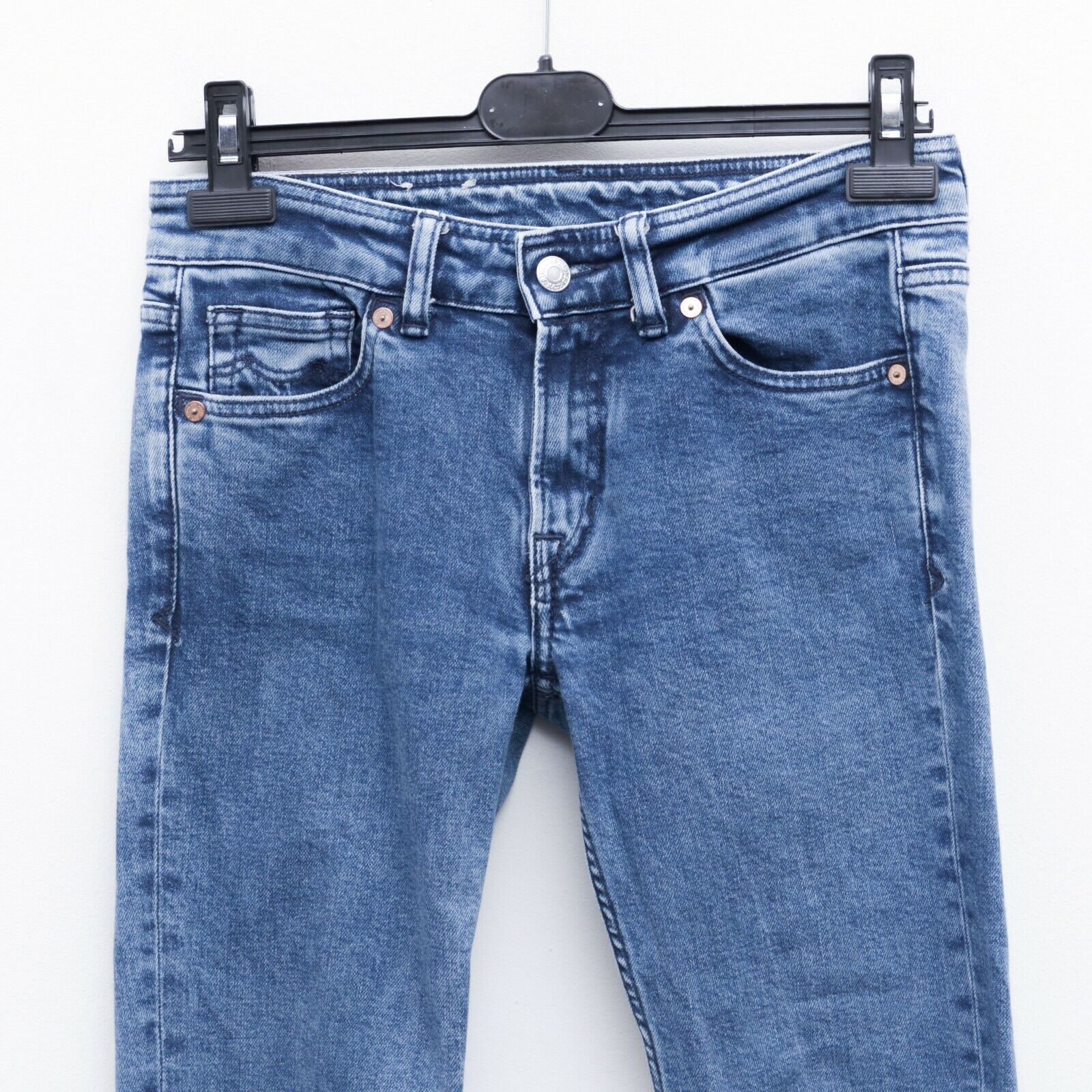 Indigo × Kings Of Indigo Juno Super Slim W28 L32 Jeans Trousers Pants KOI Denim Size 28" / US 6 / IT 42 - 2 Thumbnail
