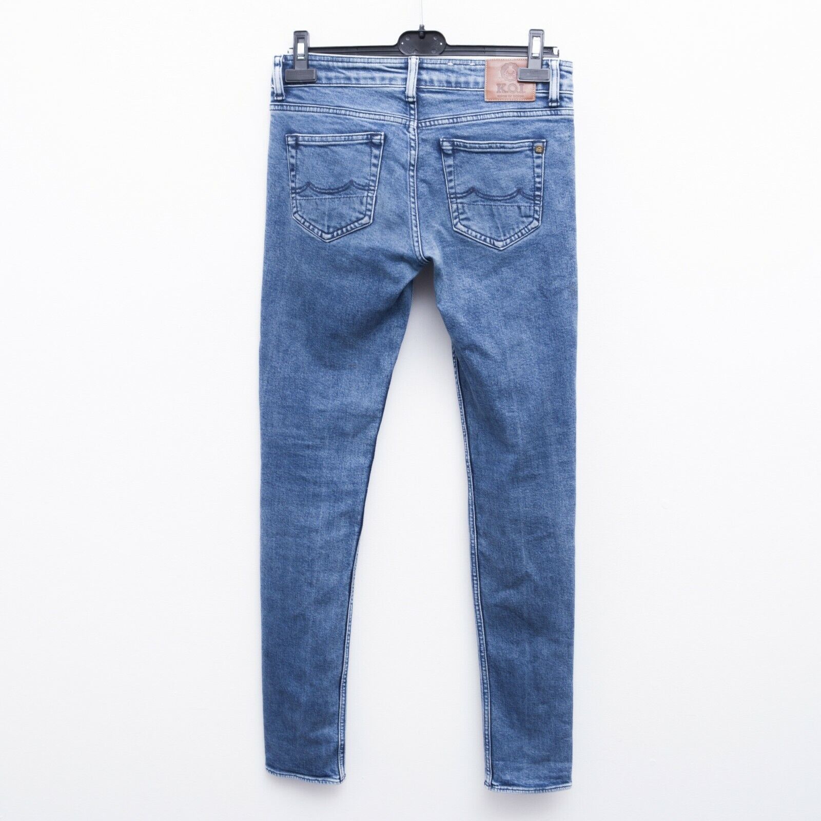 Indigo × Kings Of Indigo Juno Super Slim W28 L32 Jeans Trousers Pants KOI Denim Size 28" / US 6 / IT 42 - 6 Thumbnail