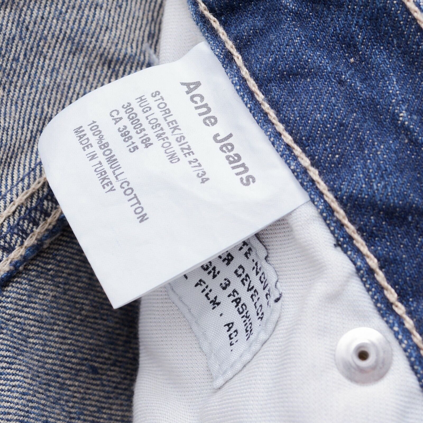 Acne Studios × END. ACNE Jeans Women Denim W27 L34Slim Pants Trousers Size 27" / US 4 / IT 40 - 6 Thumbnail