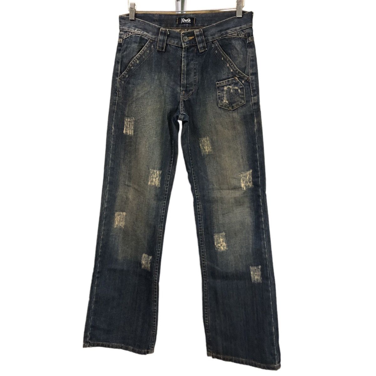 Dolce & Gabbana Vintage Dolce & Gabbana Distressed Denim Jeans Size US 32 / EU 48 - 1 Thumbnail