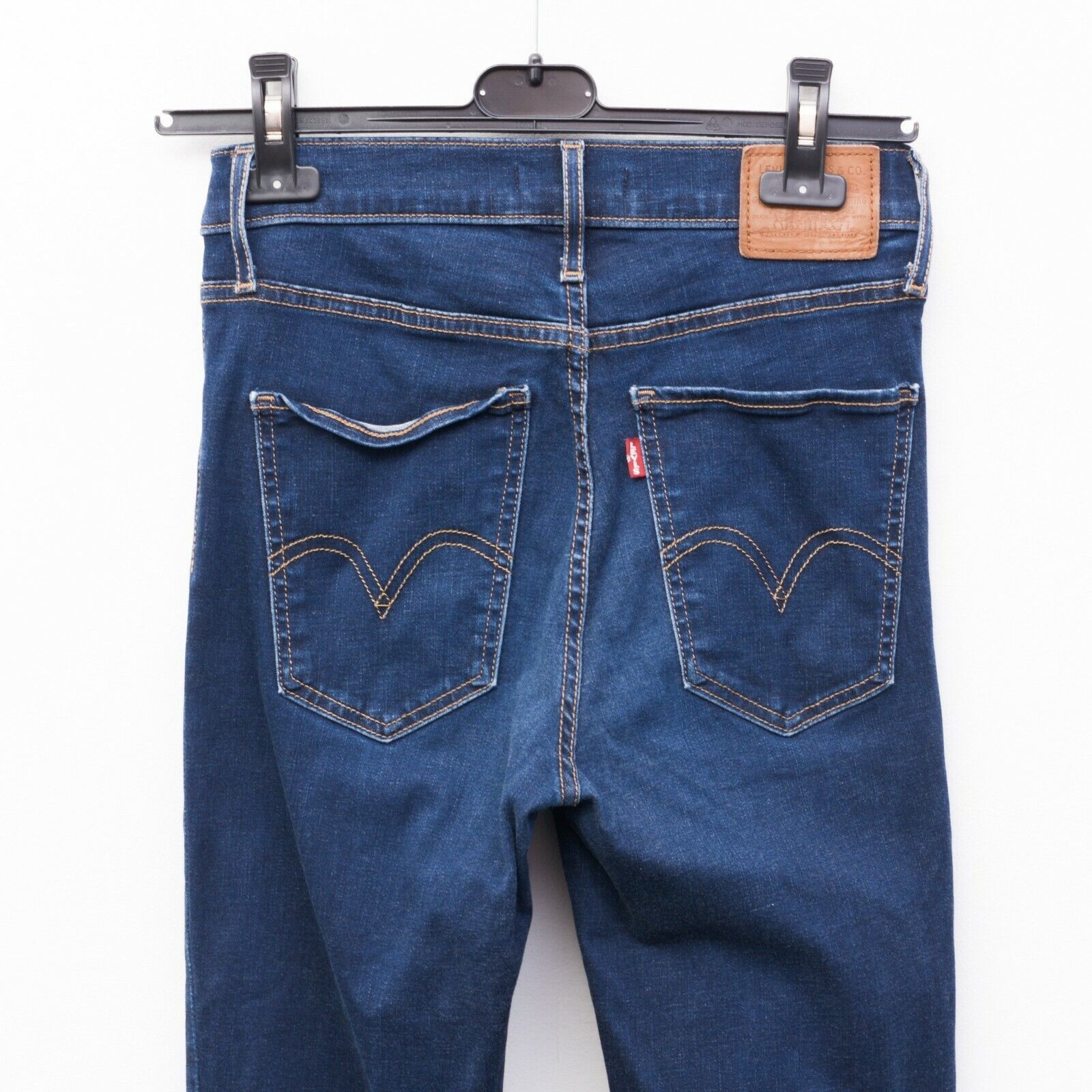 Levi's Big E Mile High Super Skinny Premium Denim Jeans Stretch Size 28" / US 6 / IT 42 - 6 Thumbnail