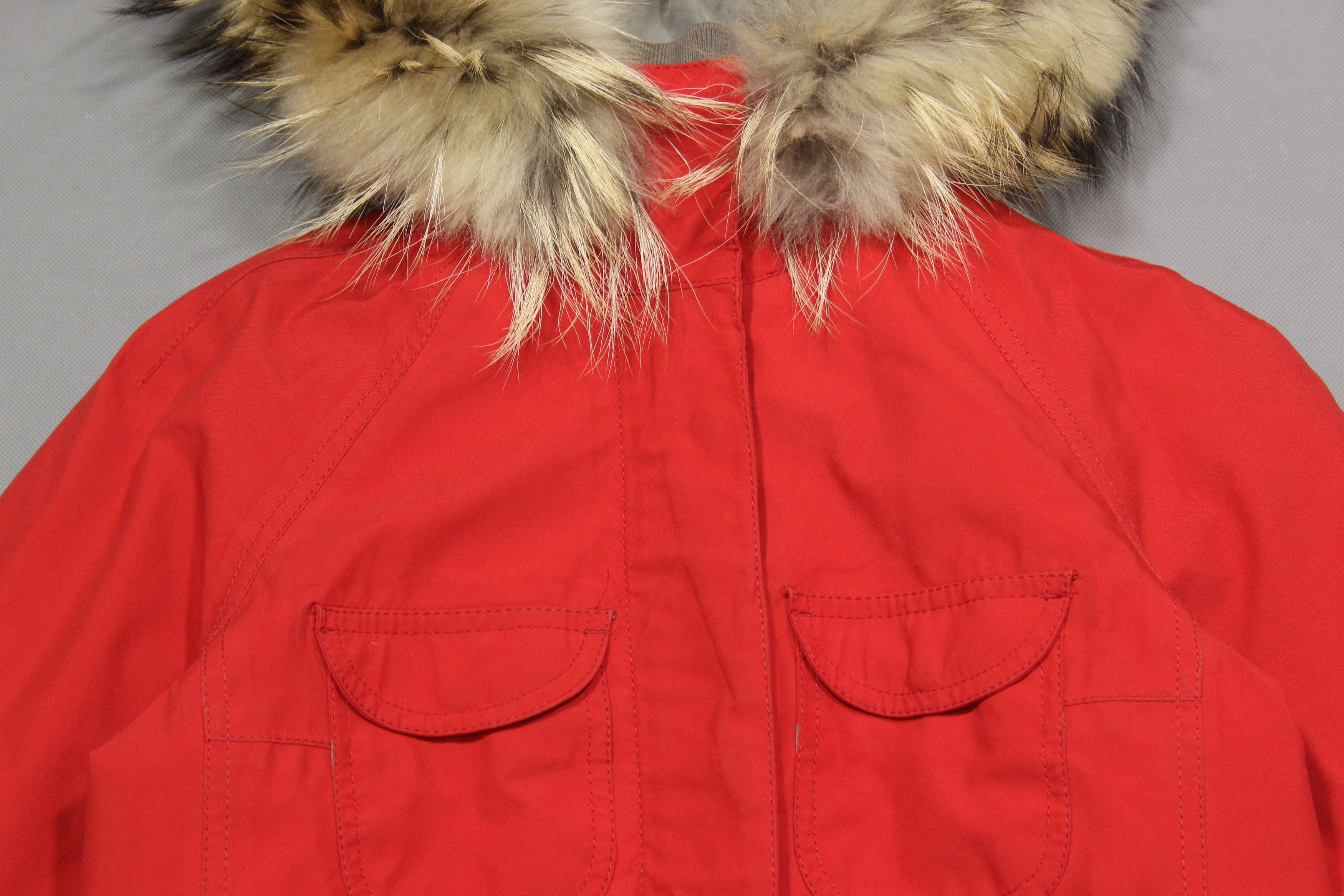 Prada Sport 3in1 Goretex Jacket Red Tab Fox Fur Vintage Size S / US 4 / IT 40 - 8 Thumbnail