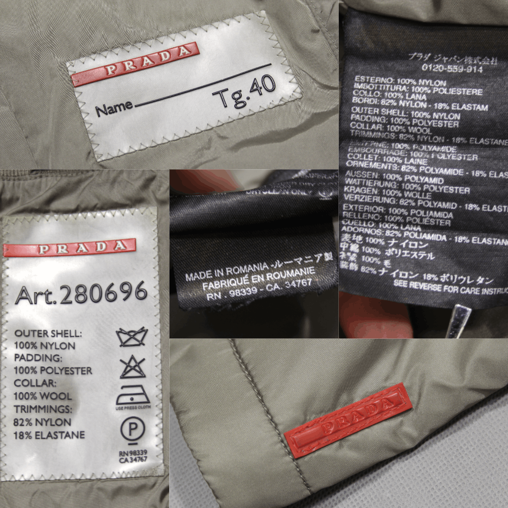 Prada Sport 3in1 Goretex Jacket Red Tab Fox Fur Vintage Size S / US 4 / IT 40 - 16 Thumbnail