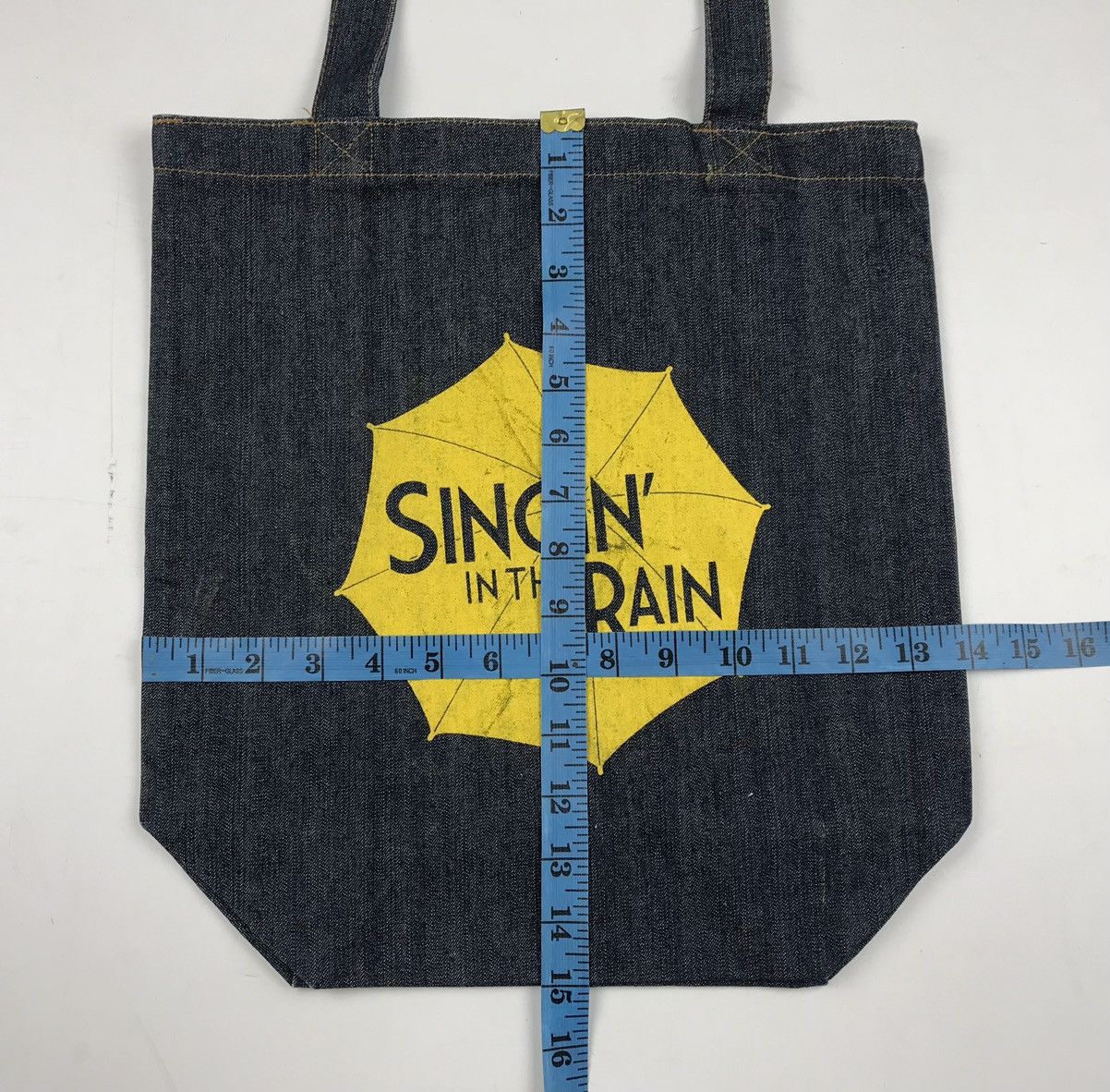 Vintage singin in the rain denim tote bag Size ONE SIZE - 4 Thumbnail