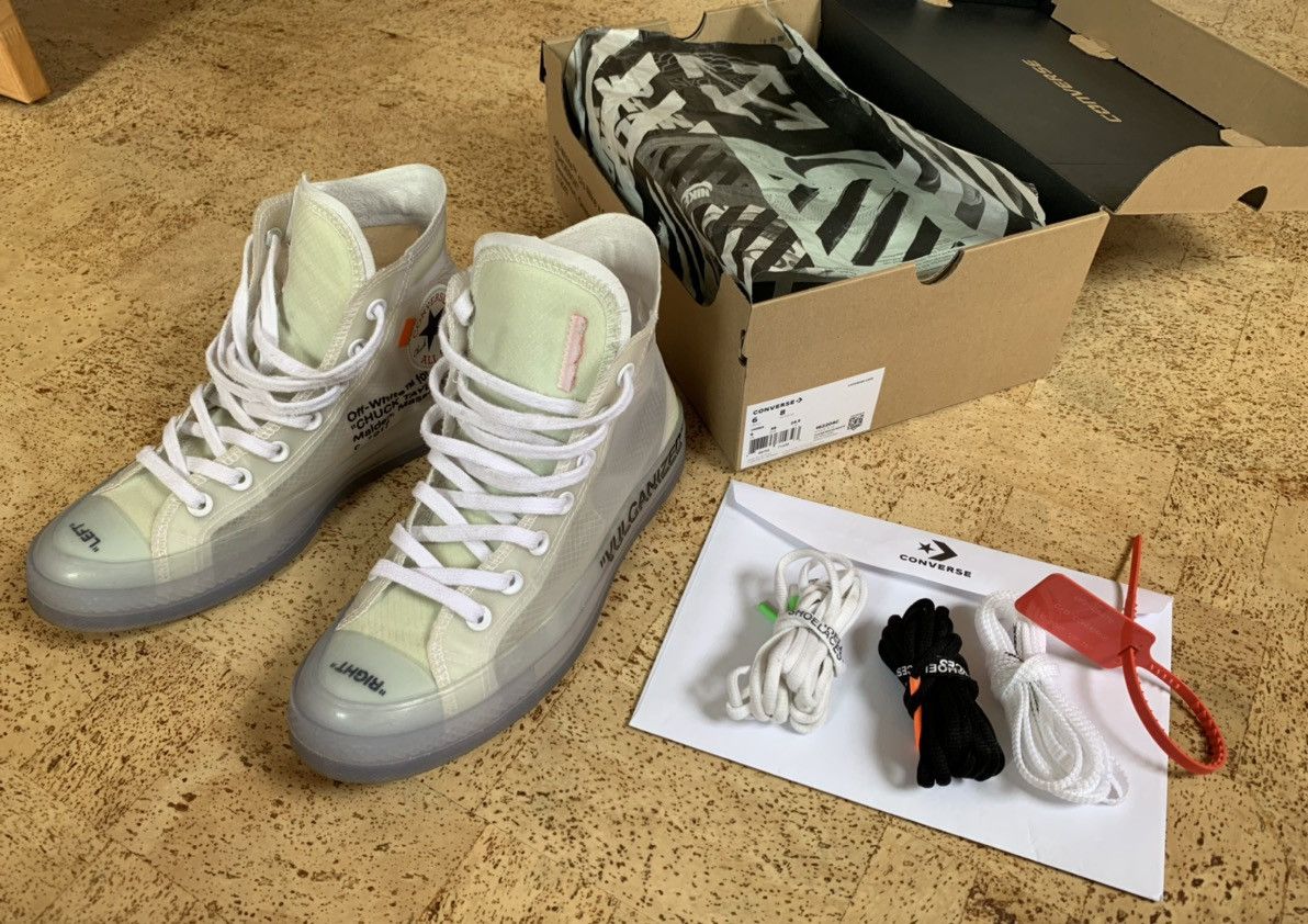 Off white converse tongue hotsell