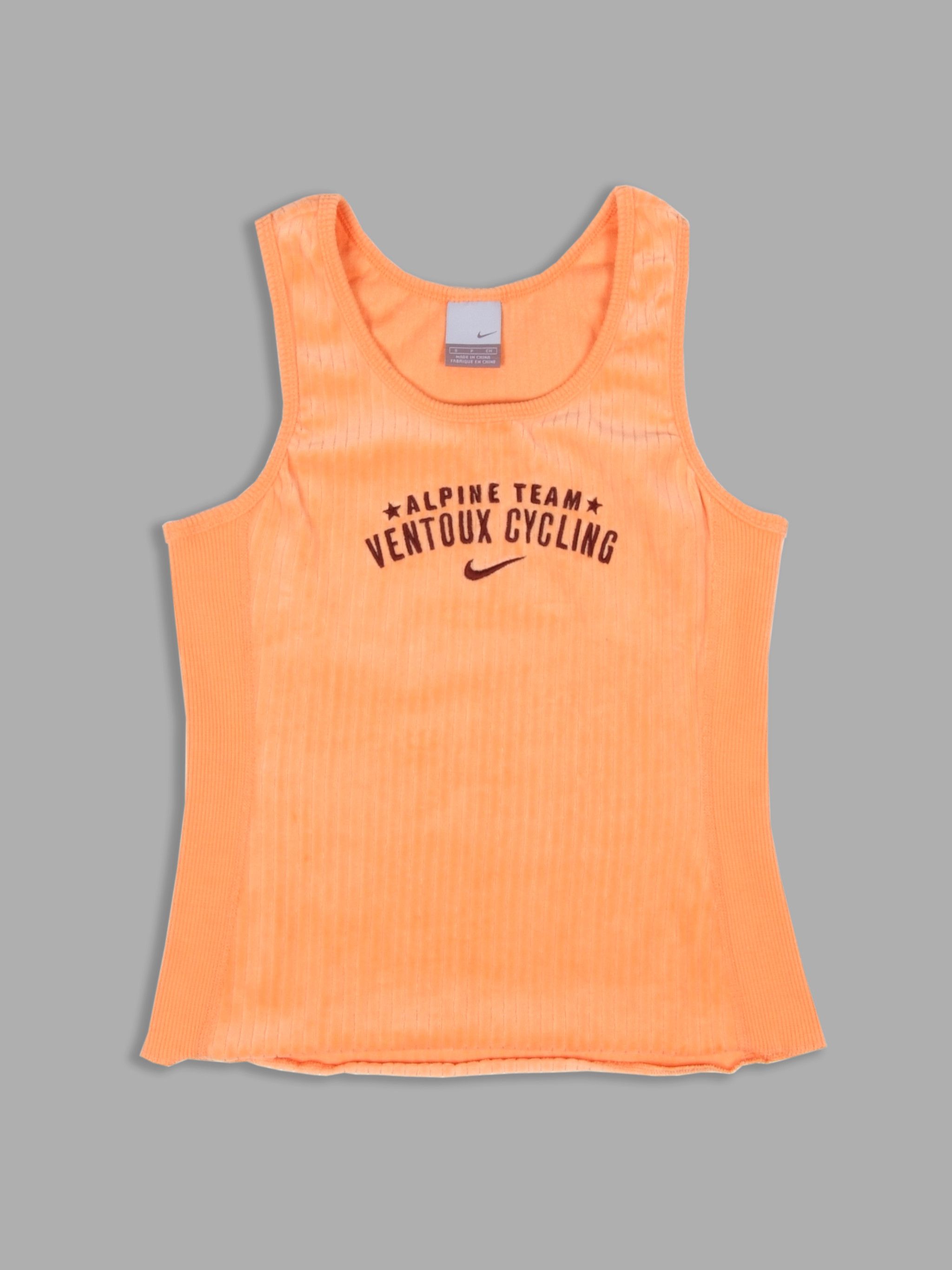 Vintage Nike Vintage 90's Ventoux Cycling Alpine Team Velour Tank Size S / US 4 / IT 40 - 2 Thumbnail