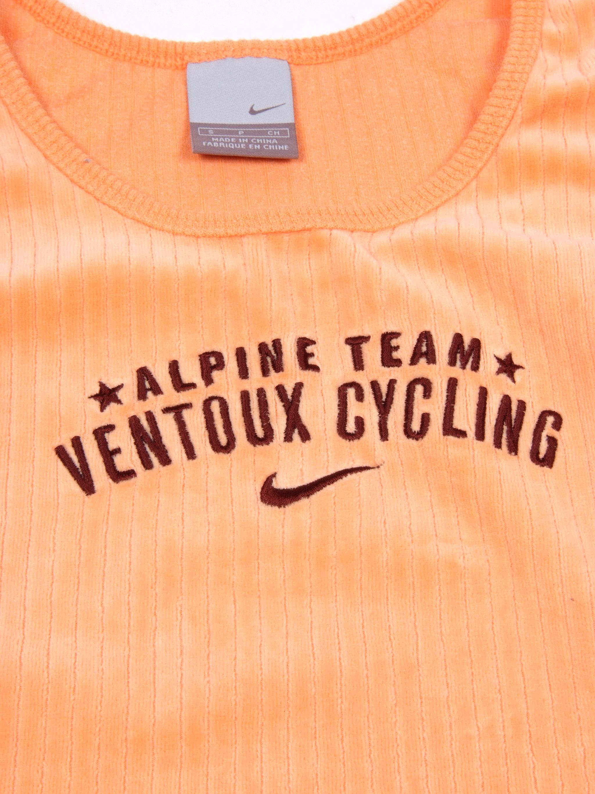 Vintage Nike Vintage 90's Ventoux Cycling Alpine Team Velour Tank Size S / US 4 / IT 40 - 4 Thumbnail