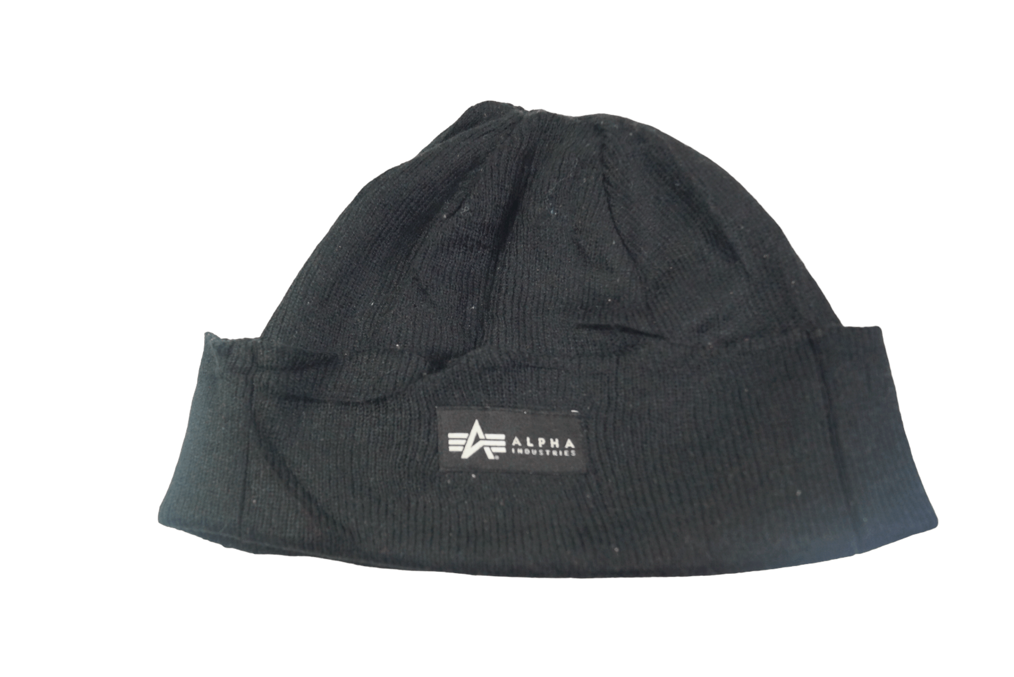 Rare!! Vintage Beanie Hat Alpha Industries Patches