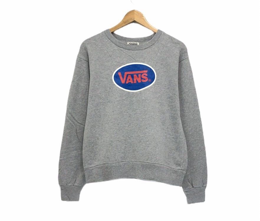 Vans Crewneck Sweatshirt Big Logo Spell Out Pullover