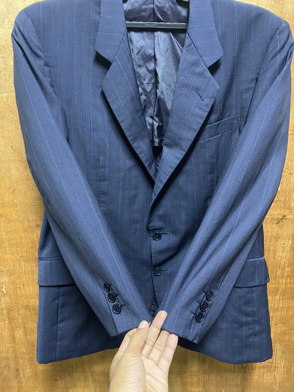 Vintage × Yves Saint Laurent Yves Saint Laurent Pour Homme Vintage Blazer Size US L / EU 52-54 / 3 - 2 Thumbnail