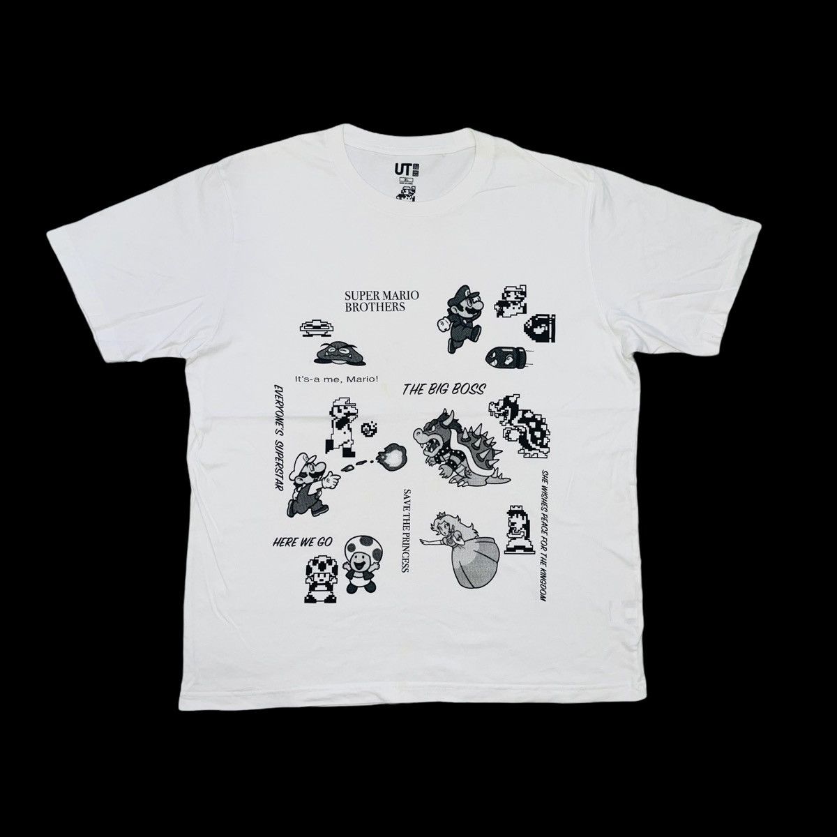 Nintendo × Uniqlo Super Mario Nintendo Uniqlo T Shirt Size US XL / EU 56 / 4 - 1 Thumbnail