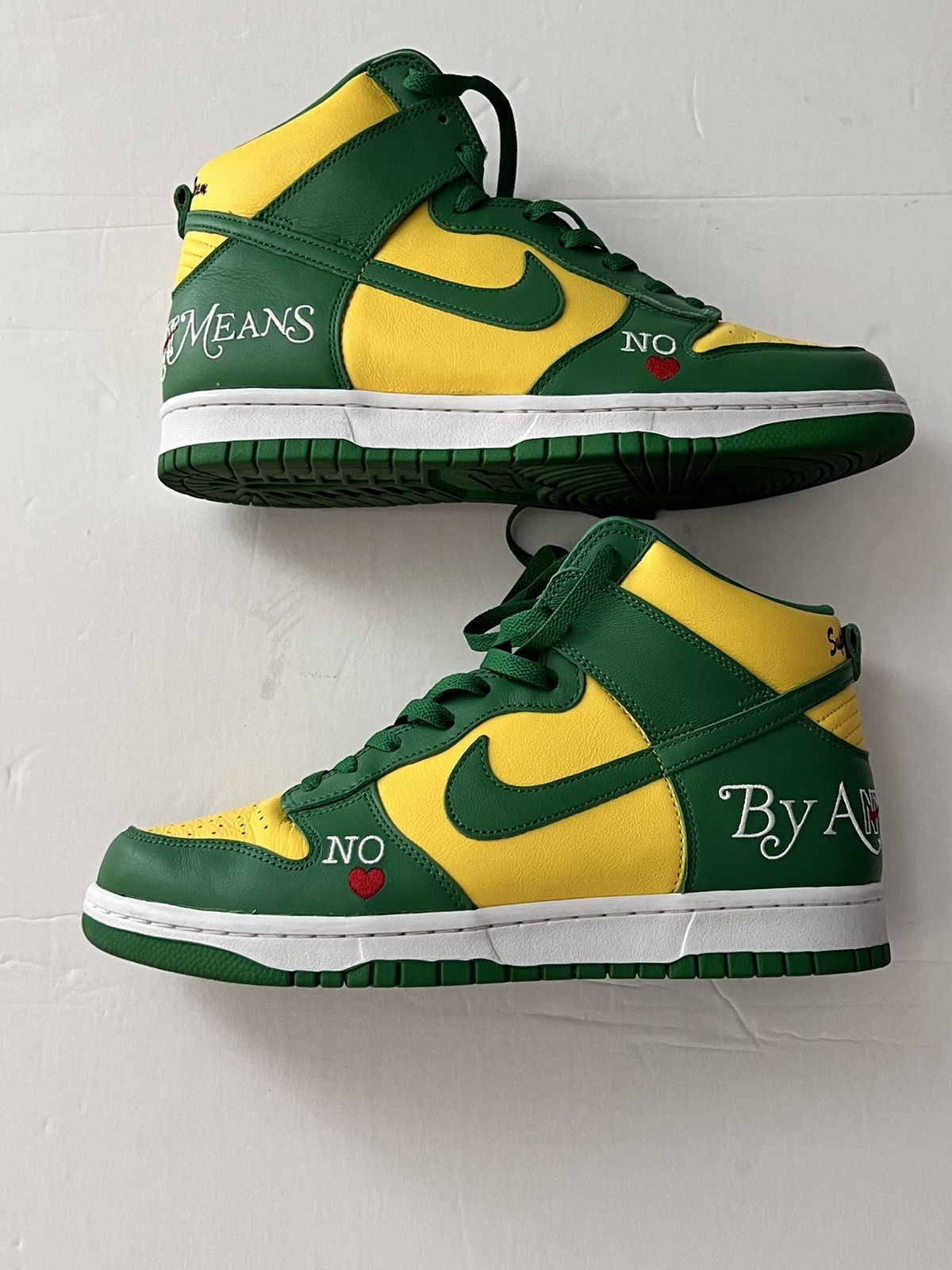 Nike × Supreme Nike supreme dunk hi “Brazil” Size US 10 / EU 43 - 3 Thumbnail