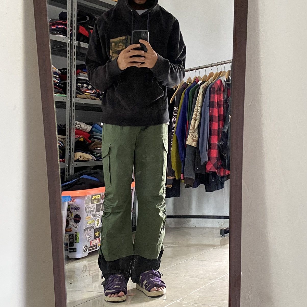 Undercover Undercover GU hybrid cargo pants Size US 27 - 6 Thumbnail