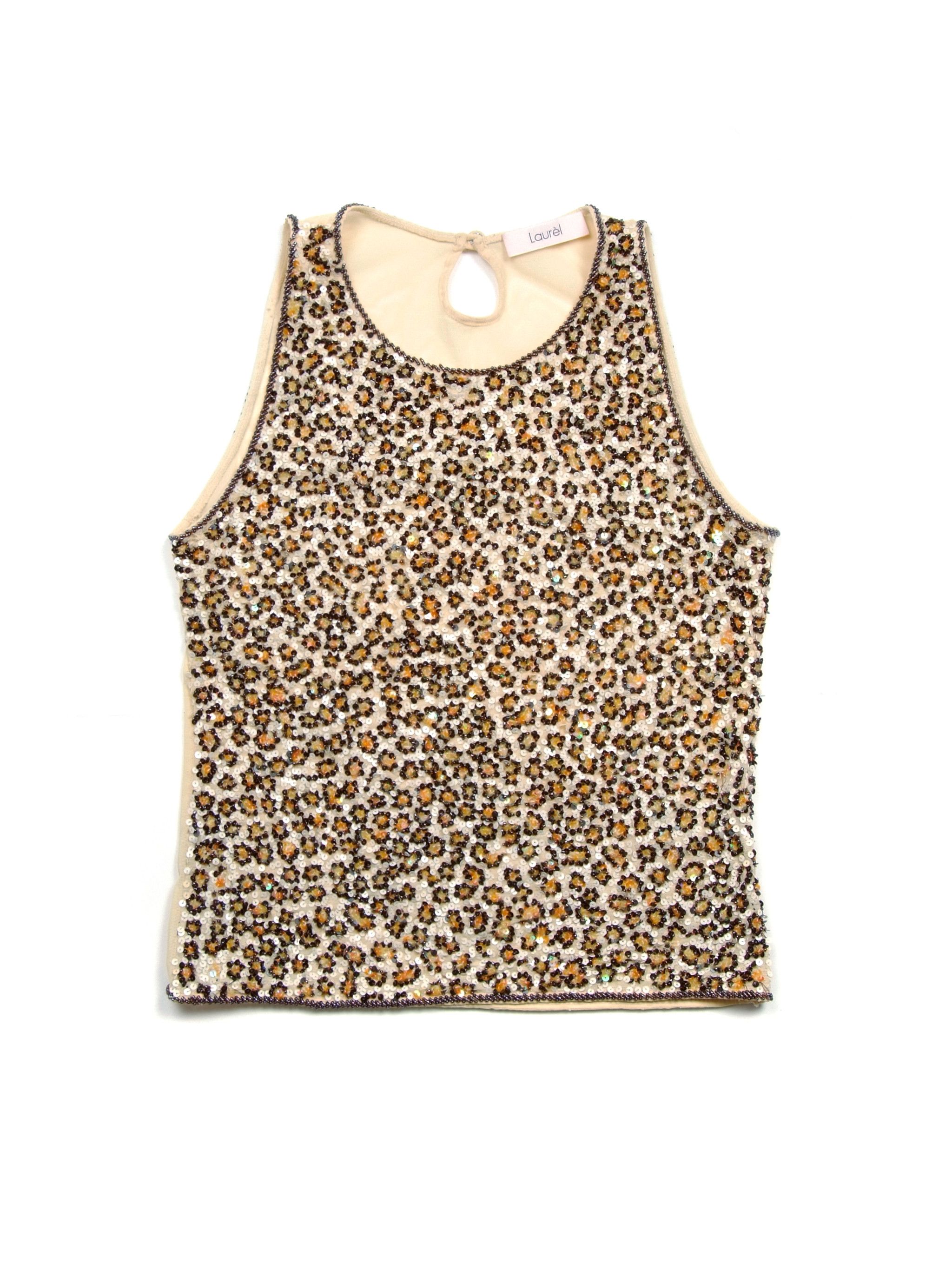 Escada Lot of 2 Laurel by ESCADA Mesh Embellished Sequin Tank Top Size XS / US 0-2 / IT 36-38 - 4 Thumbnail
