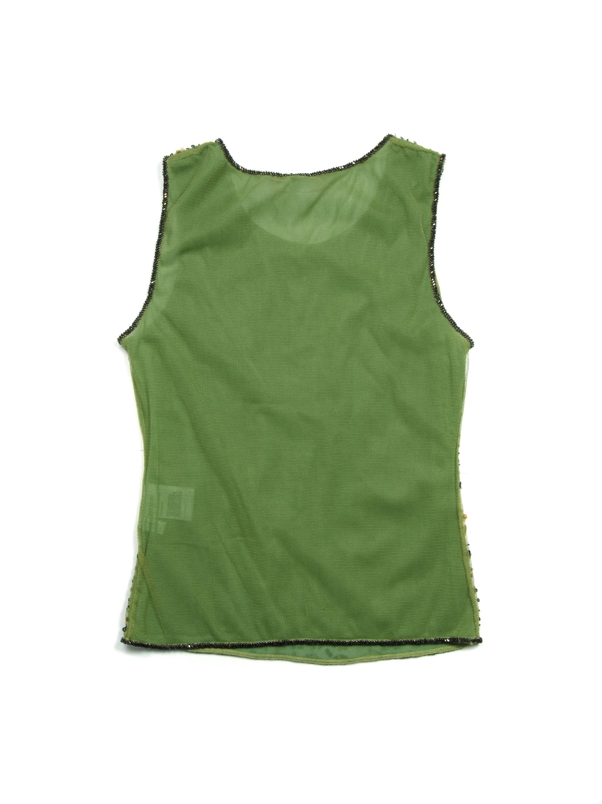 Escada Lot of 2 Laurel by ESCADA Mesh Embellished Sequin Tank Top Size XS / US 0-2 / IT 36-38 - 3 Thumbnail