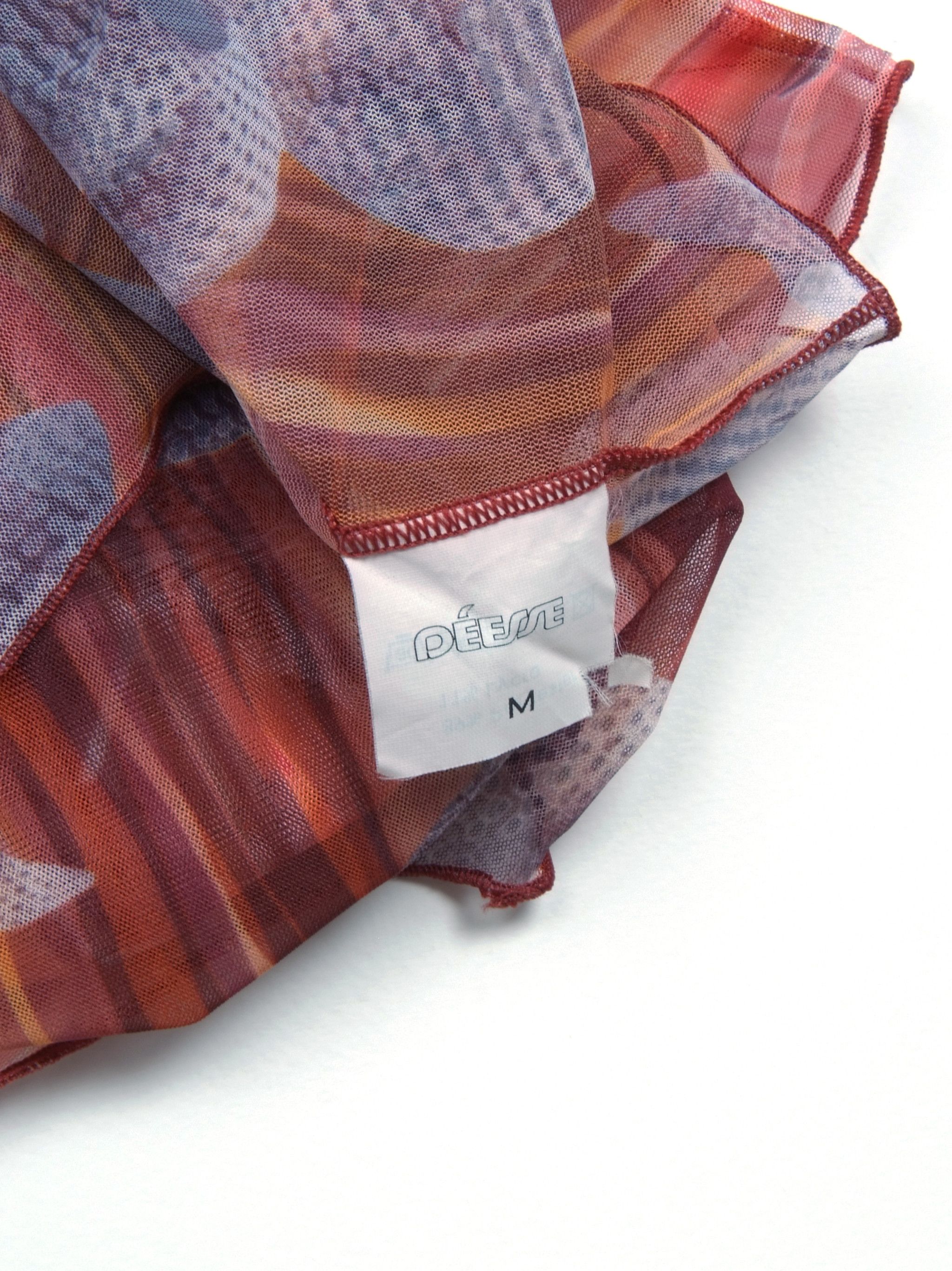 Vintage Vintage Mesh Sheer Abstract Tank Top Sleeveless Size M / US 6-8 / IT 42-44 - 4 Thumbnail
