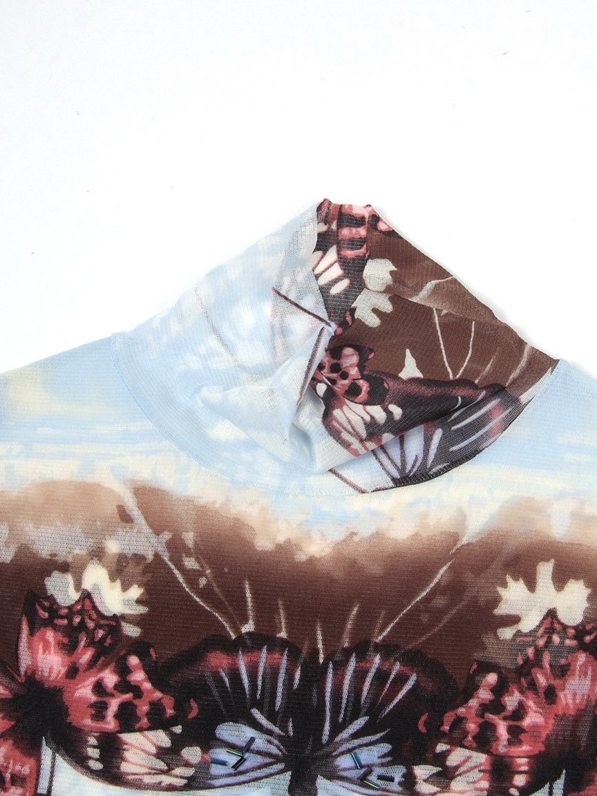Vintage Vintage Mark Aurel Mesh Sheer Abstract Top Size S / US 4 / IT 40 - 3 Thumbnail