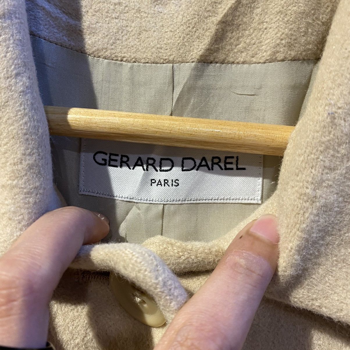 Designer × Vintage VINTAGE RARE‼️Gerard Darel Paris Wool Trench Coats Like New Size M / US 6-8 / IT 42-44 - 11 Thumbnail