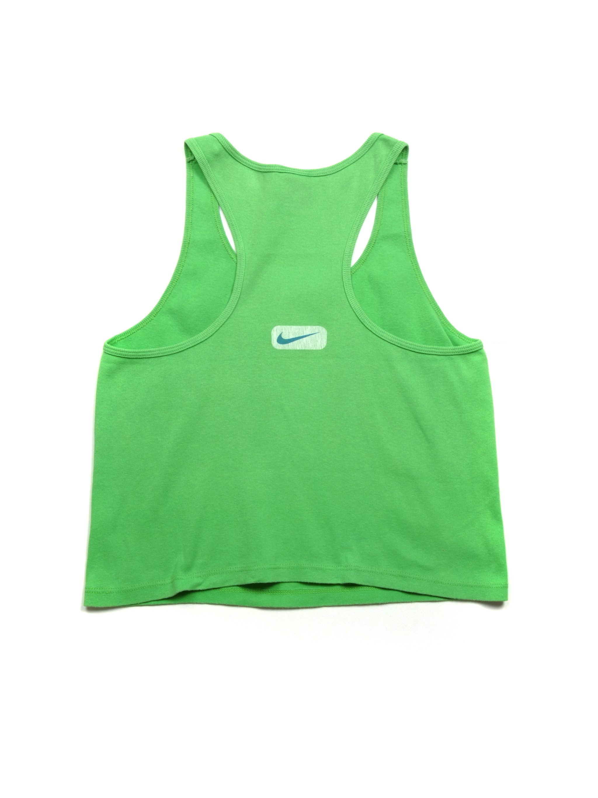 Vintage Vintage 90's NIKE Swoosh Logo Tank Top Made In USA Size M / US 6-8 / IT 42-44 - 2 Thumbnail