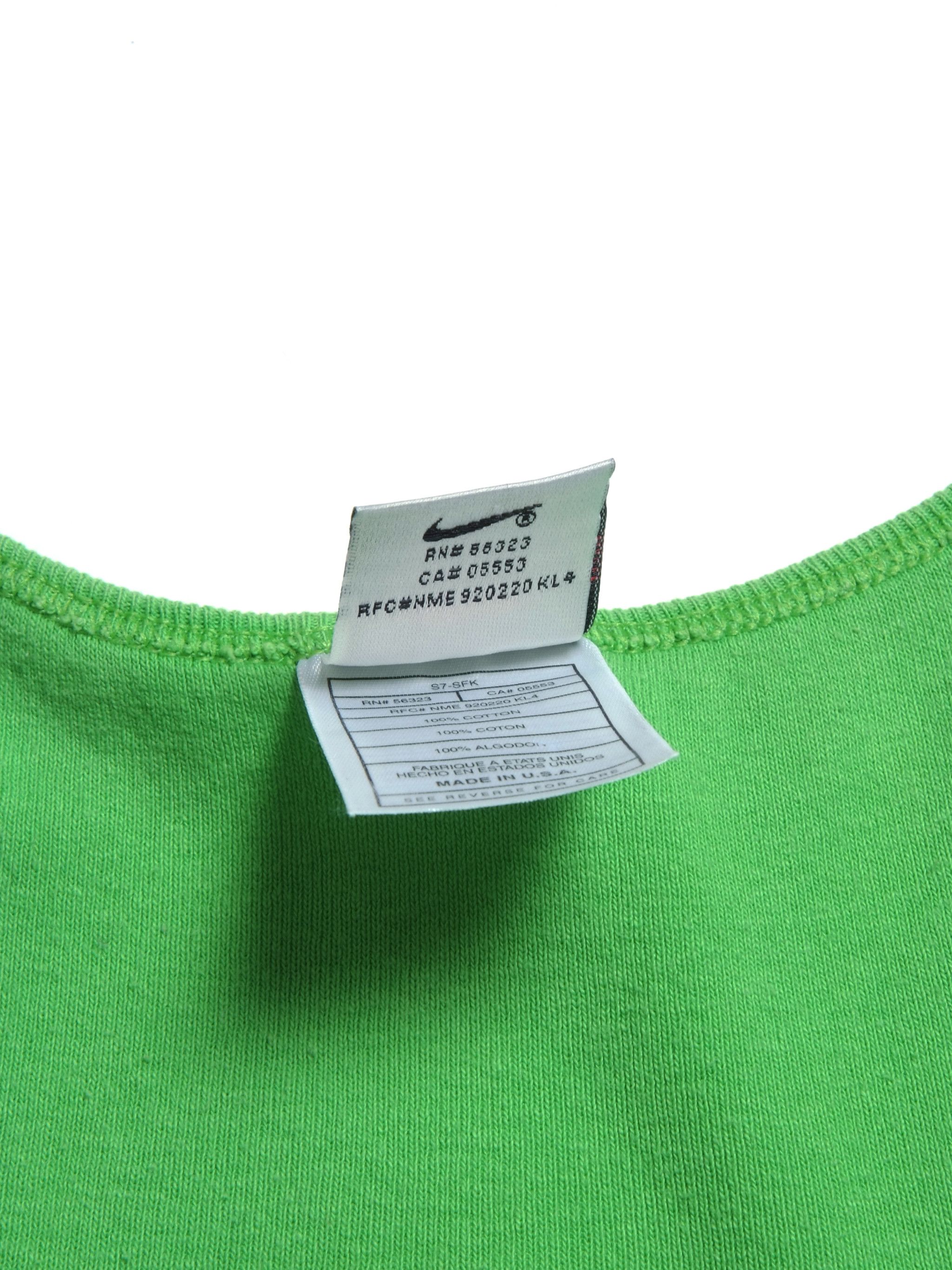 Vintage Vintage 90's NIKE Swoosh Logo Tank Top Made In USA Size M / US 6-8 / IT 42-44 - 3 Thumbnail