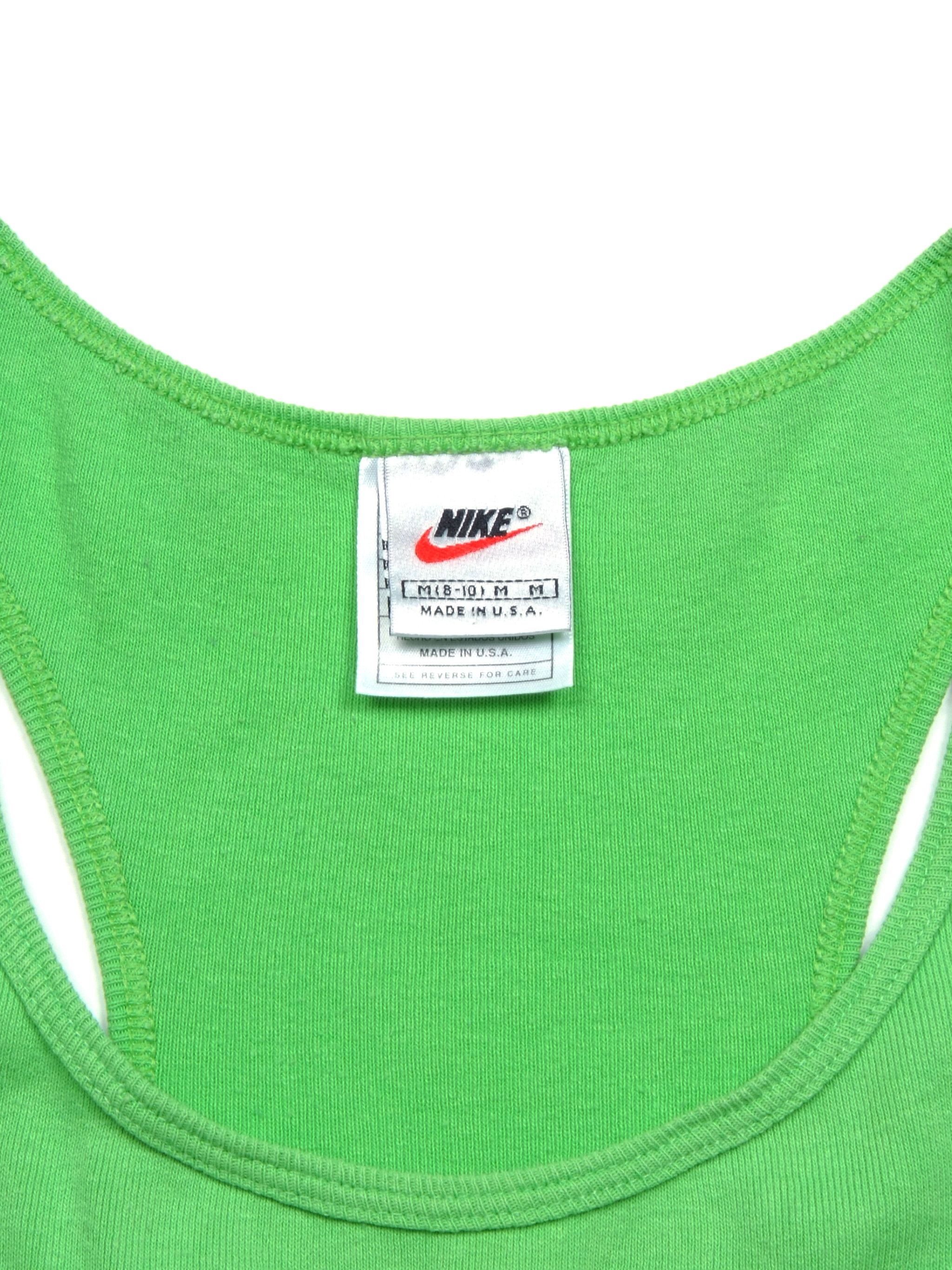 Vintage Vintage 90's NIKE Swoosh Logo Tank Top Made In USA Size M / US 6-8 / IT 42-44 - 4 Thumbnail