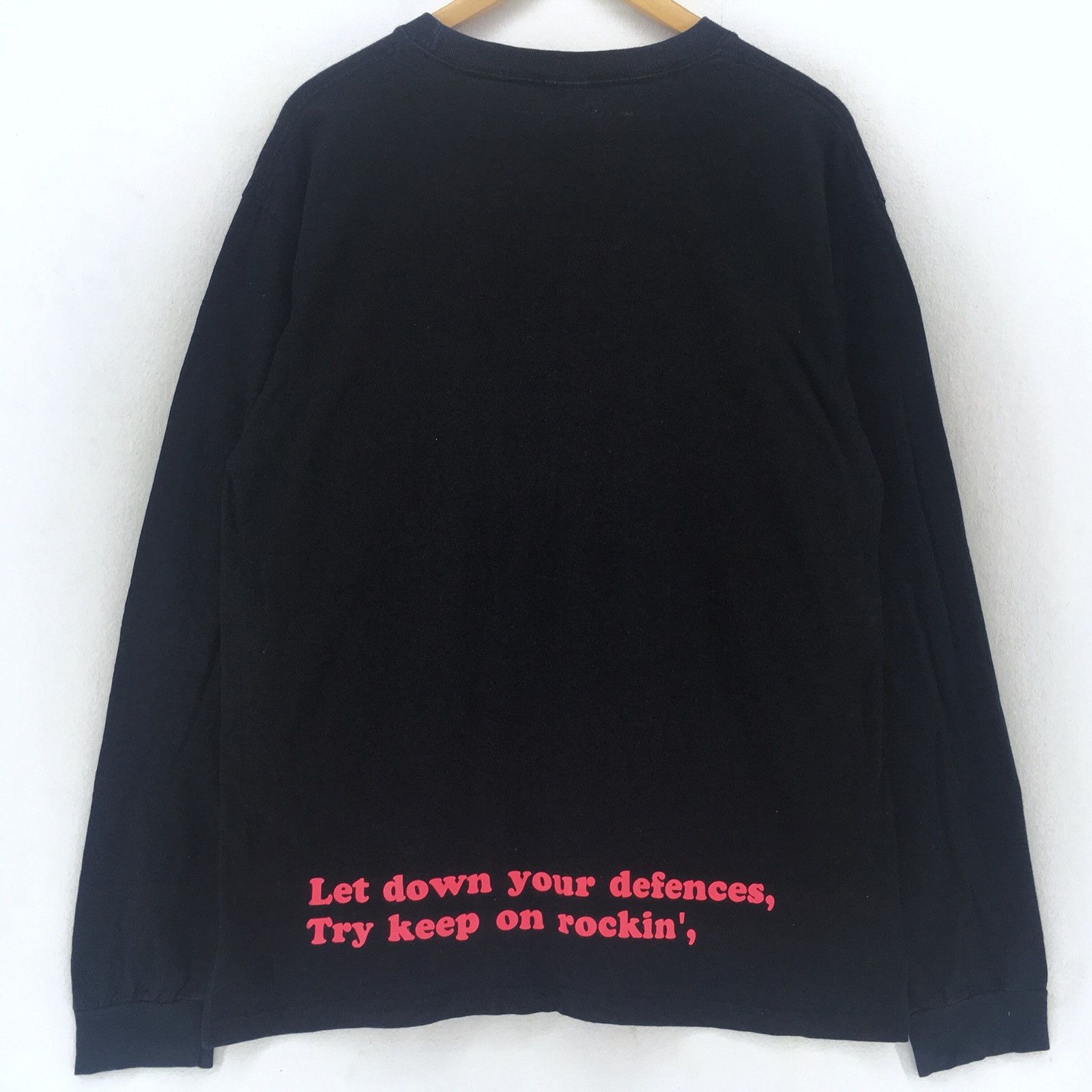 Vintage Rock N Roll Long Sleeve Black Colour Large Size Tshirt Size US L / EU 52-54 / 3 - 2 Thumbnail