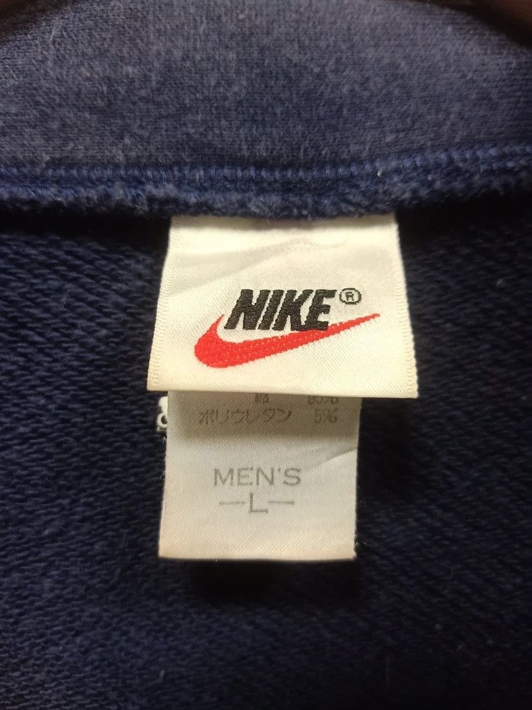 Nike vintage 90s sweatshirt half zip nike swoosh embroidery Size US M / EU 48-50 / 2 - 2 Thumbnail