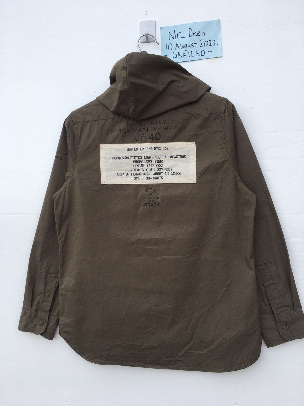 Avirex Rare Avirex Green Army Hooded Jacket Size US M / EU 48-50 / 2 - 16 Thumbnail