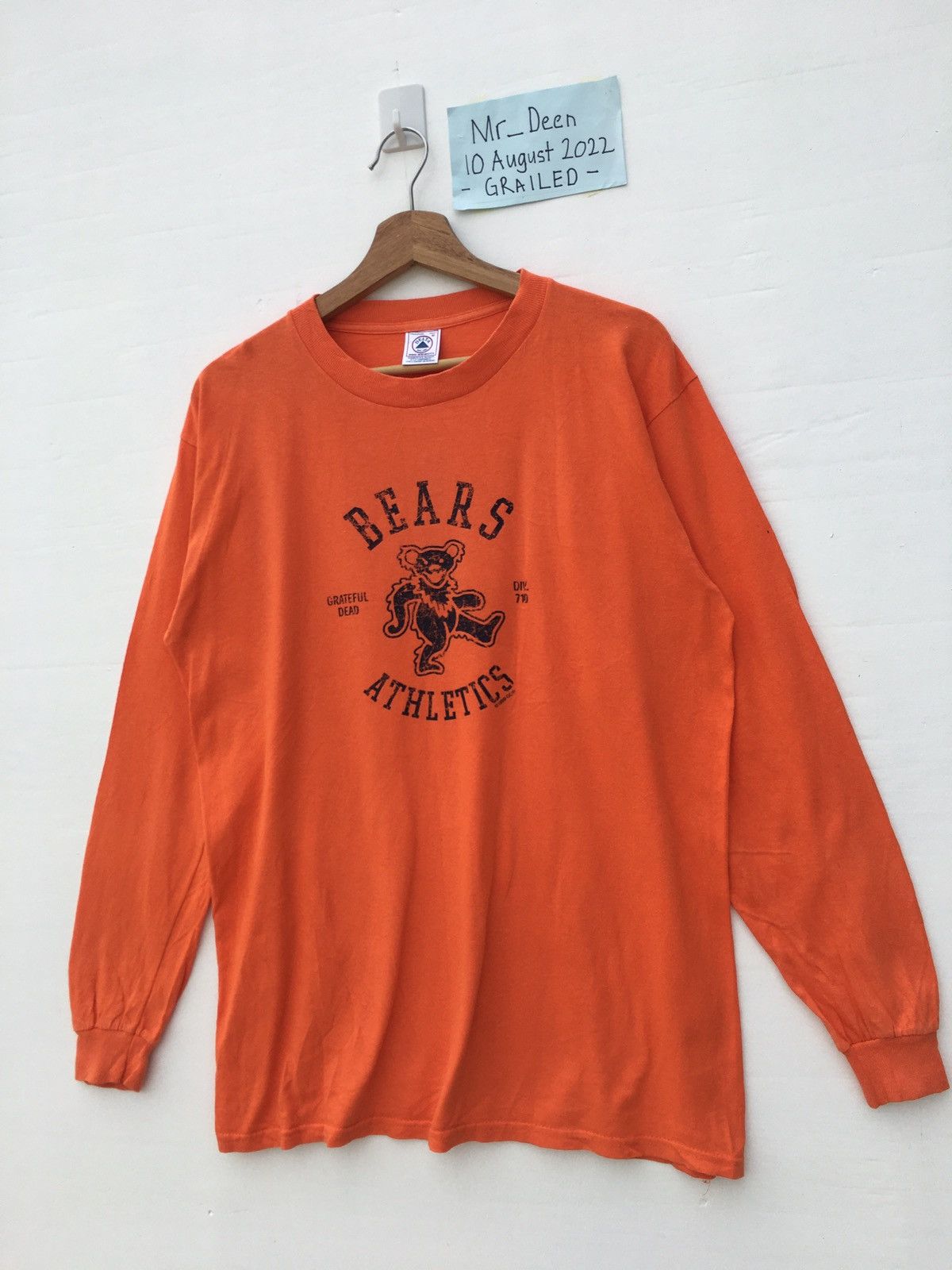 Band Tees Vintage Rare 90s Grateful Dead Bears Longsleeve Shirt Size US L / EU 52-54 / 3 - 4 Thumbnail