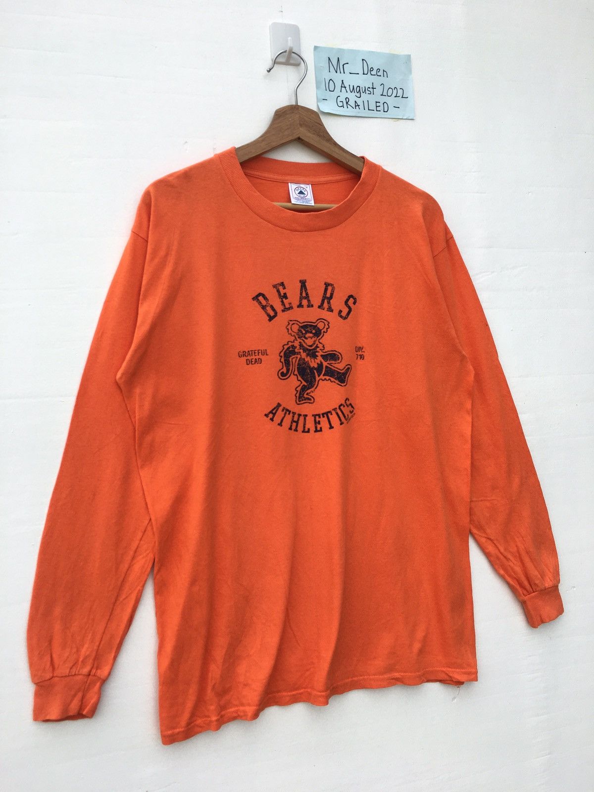 Band Tees Vintage Rare 90s Grateful Dead Bears Longsleeve Shirt Size US L / EU 52-54 / 3 - 3 Thumbnail