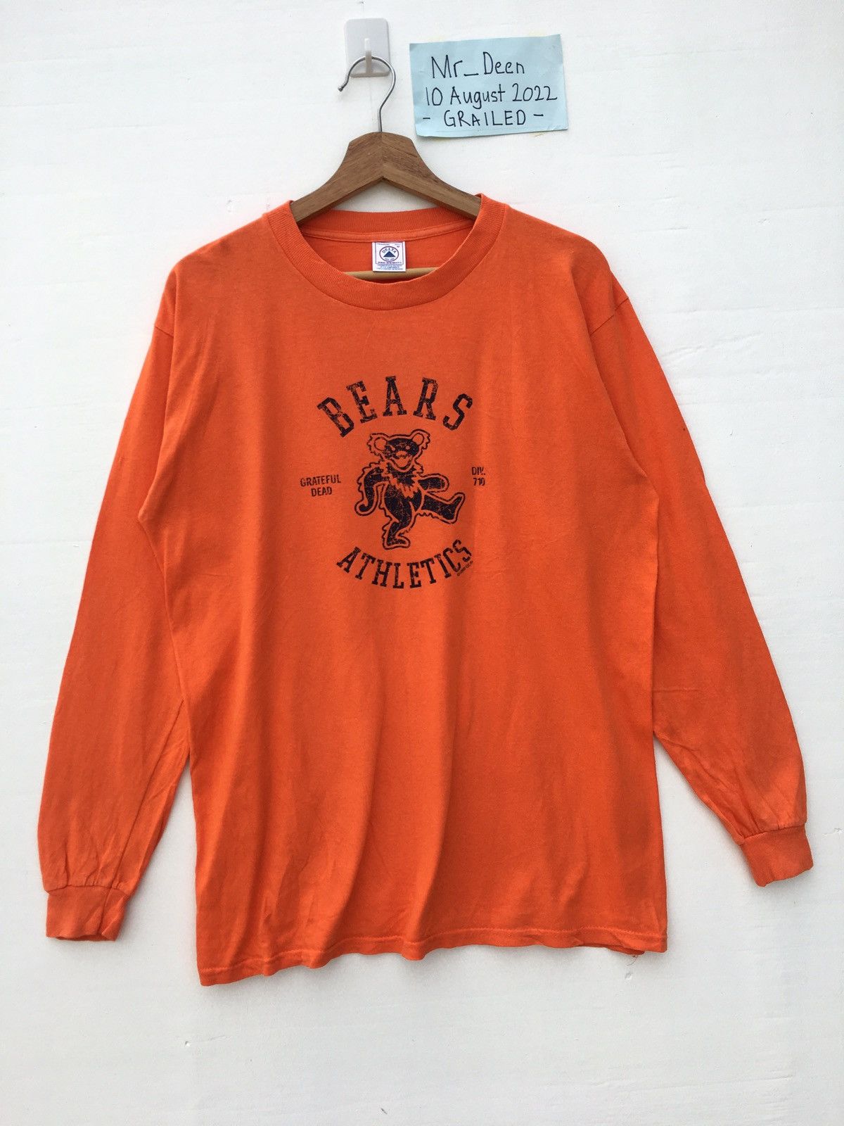 Band Tees Vintage Rare 90s Grateful Dead Bears Longsleeve Shirt Size US L / EU 52-54 / 3 - 1 Thumbnail