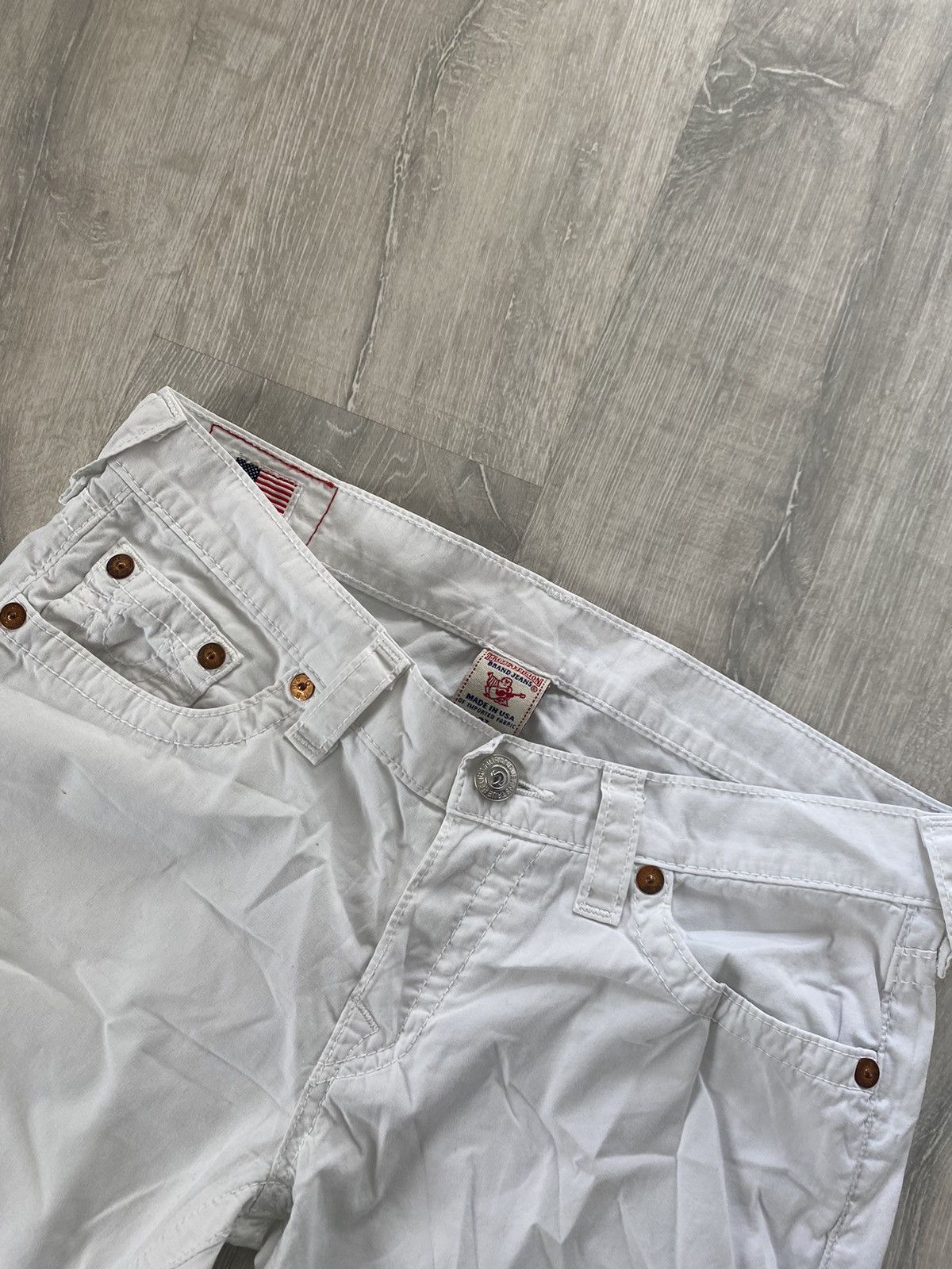 True Religion × Vintage True Religion vintage white jeans denim pants Y2K Size US 27 - 4 Thumbnail
