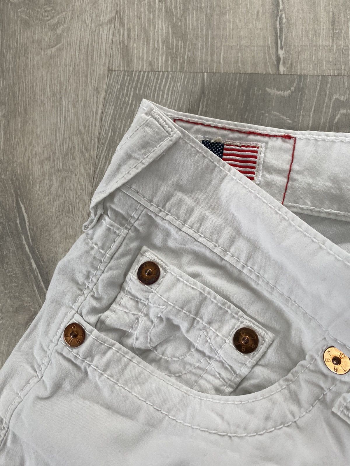 True Religion × Vintage True Religion vintage white jeans denim pants Y2K Size US 27 - 6 Thumbnail